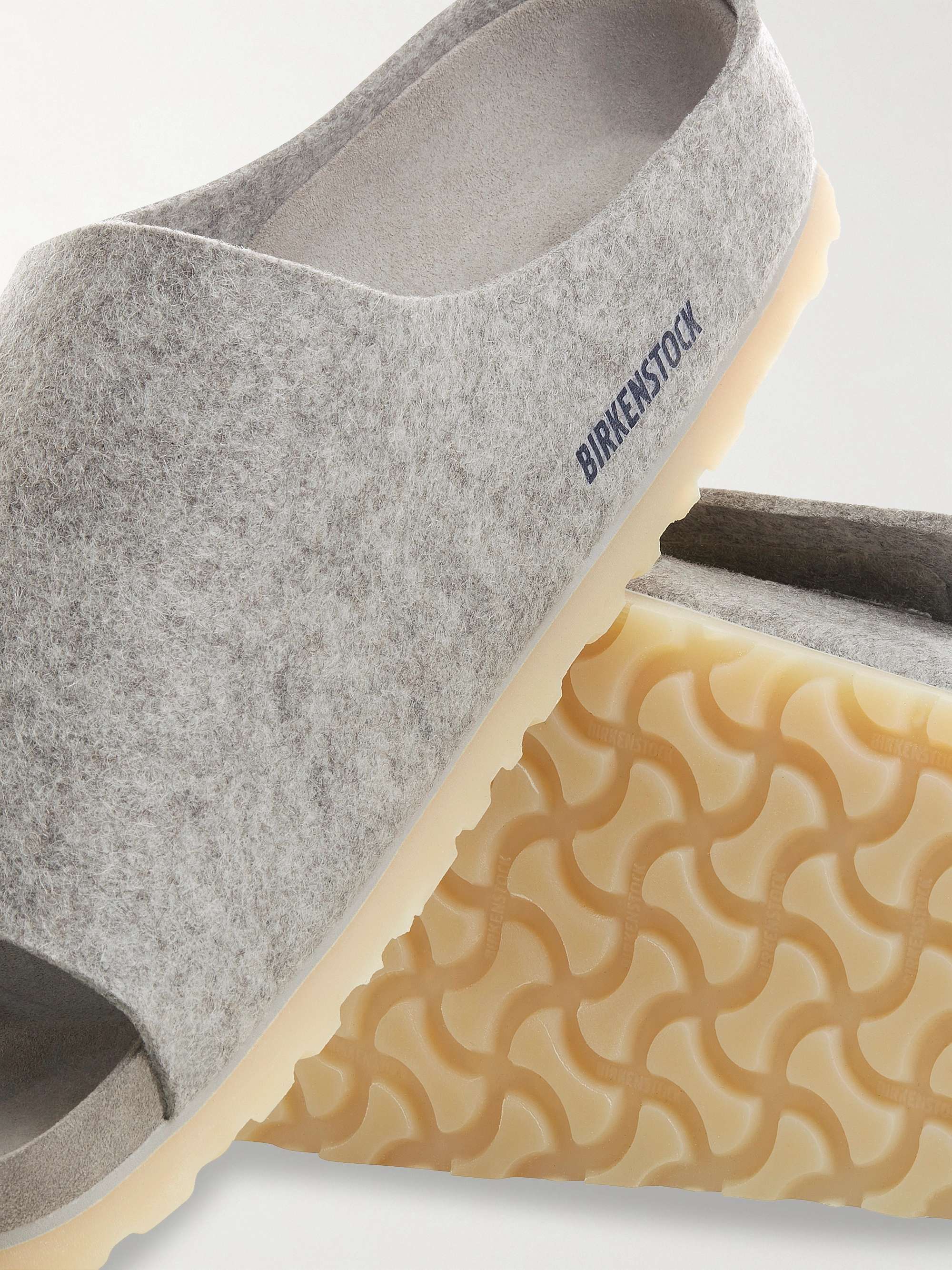 BIRKENSTOCK + of Wool-Felt Sandals for Men MR PORTER