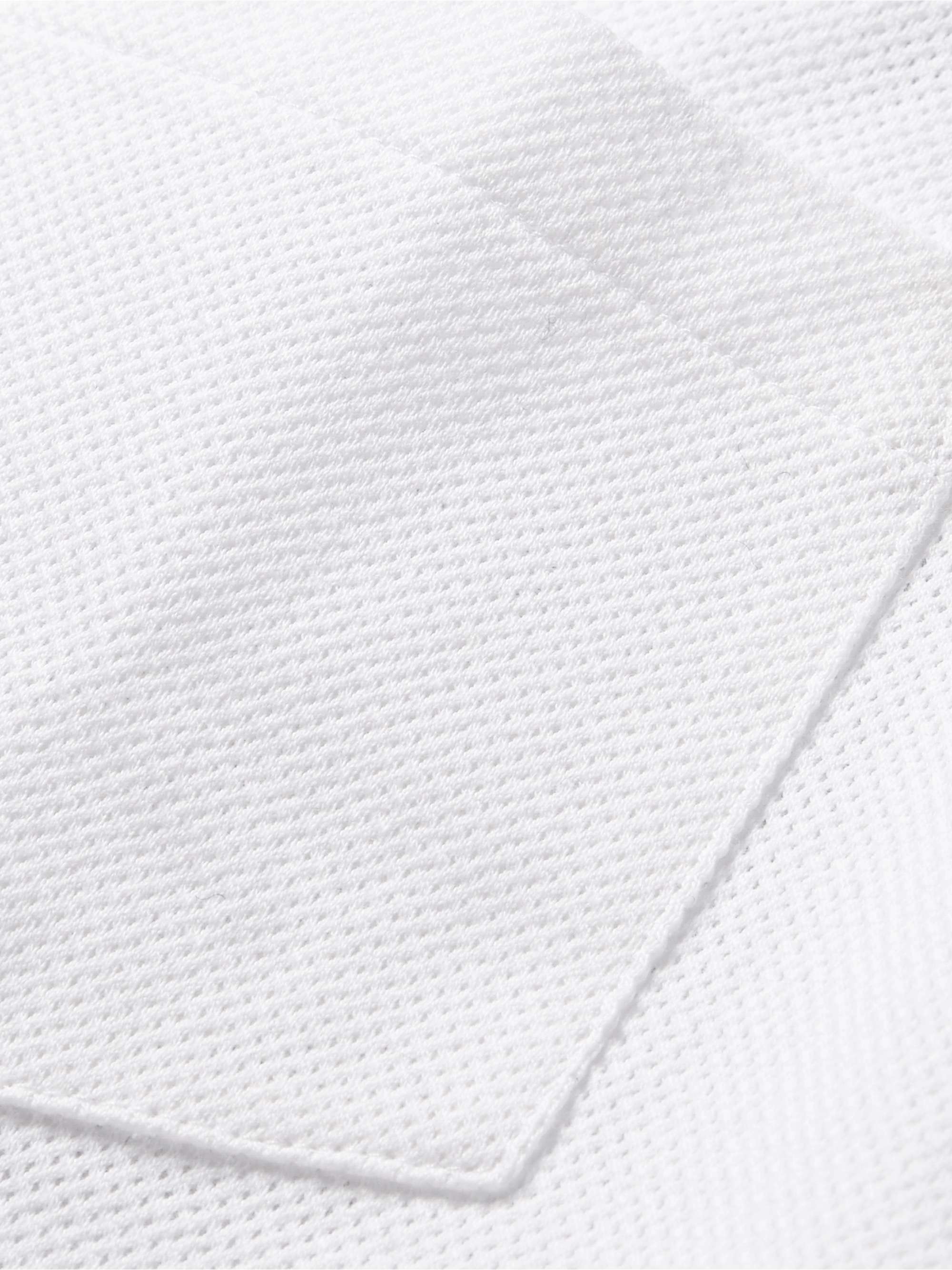 SUNSPEL Riviera Slim-Fit Cotton-Mesh Polo Shirt