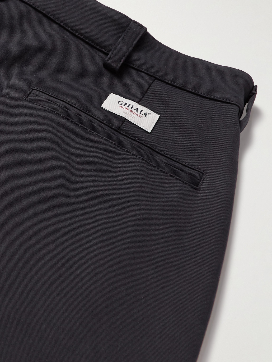 Straight-Leg Cotton Chinos