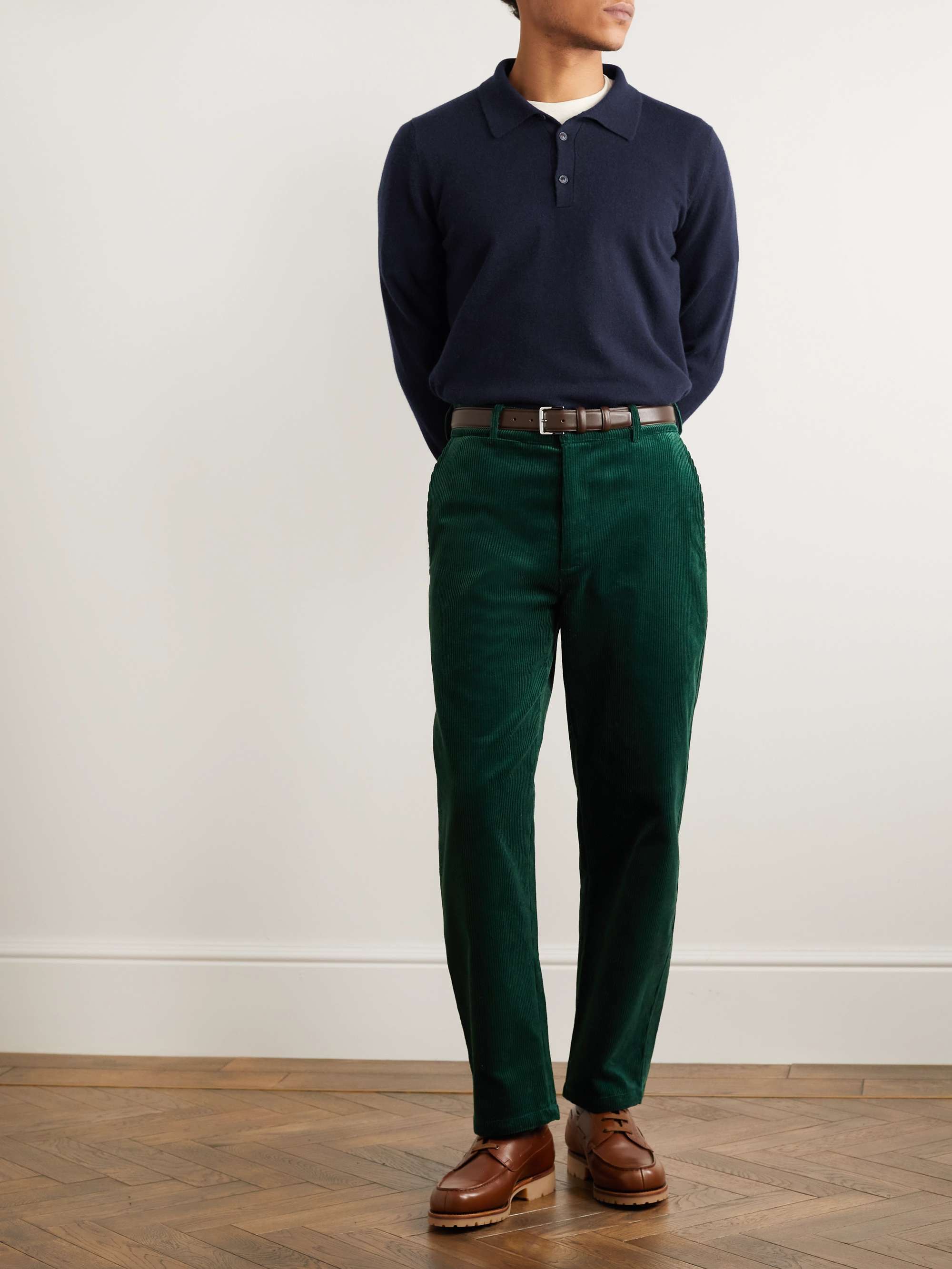 GHIAIA CASHMERE Cashmere Polo Shirt