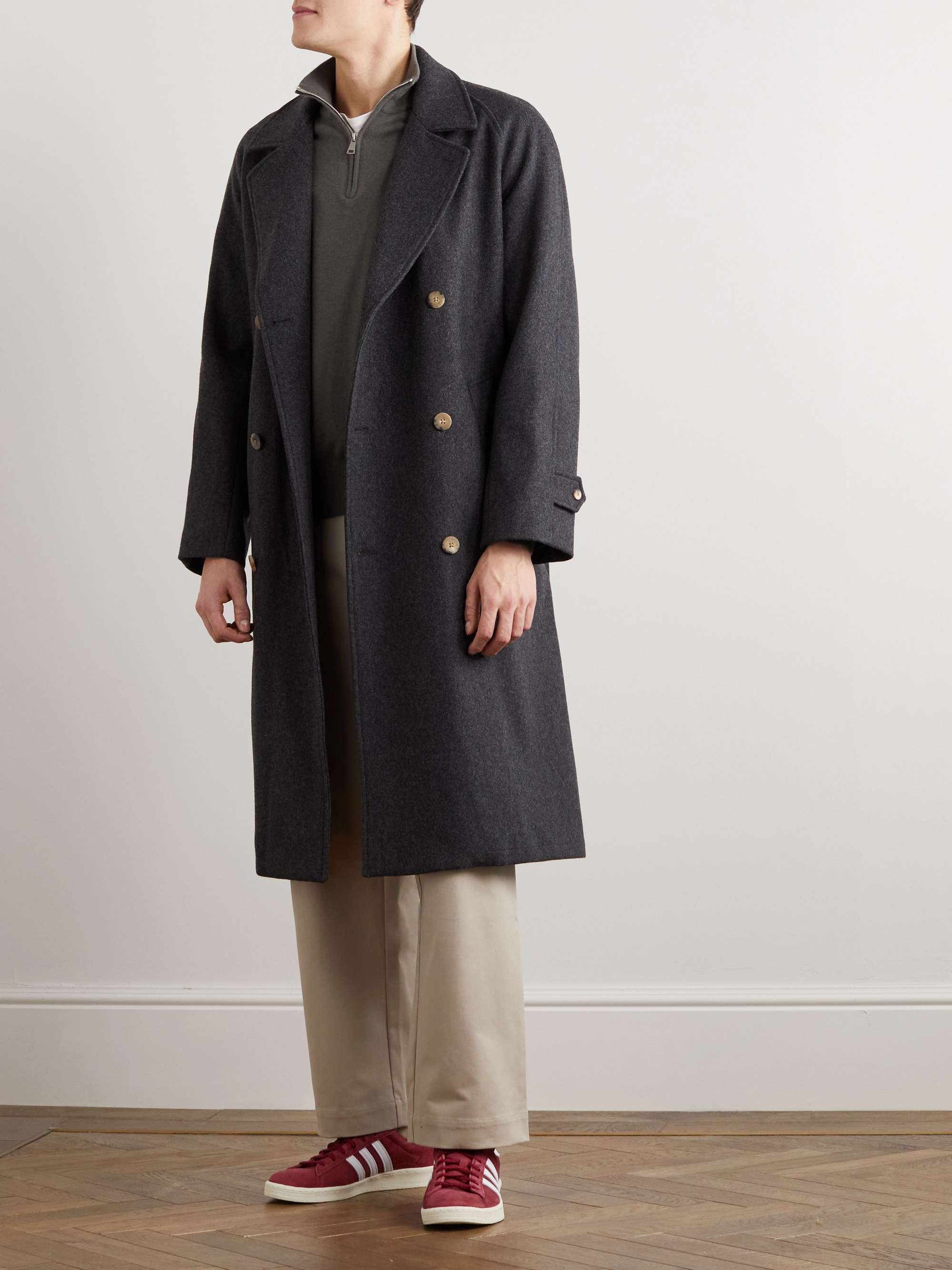 GHIAIA CASHMERE Cashmere Half-Zip Sweater