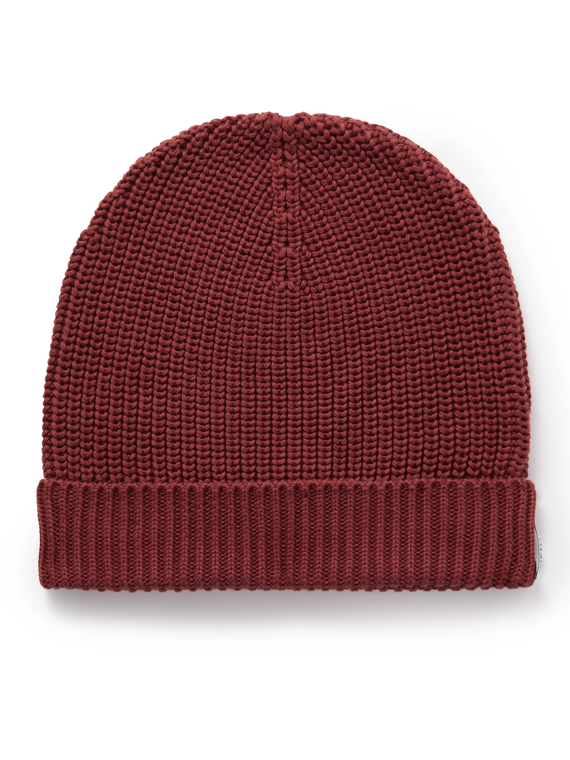 Ribbed Cotton Beanie
