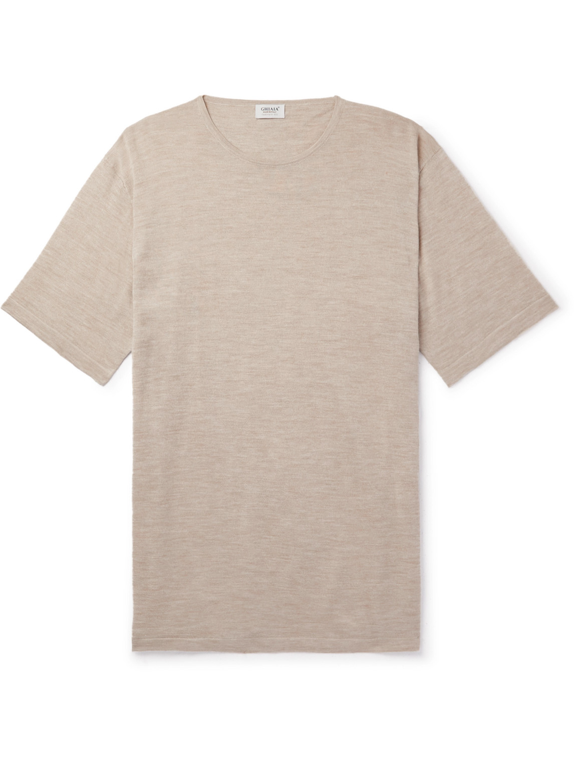 Ghiaia Cashmere Cashmere and Silk-Blend T-Shirt