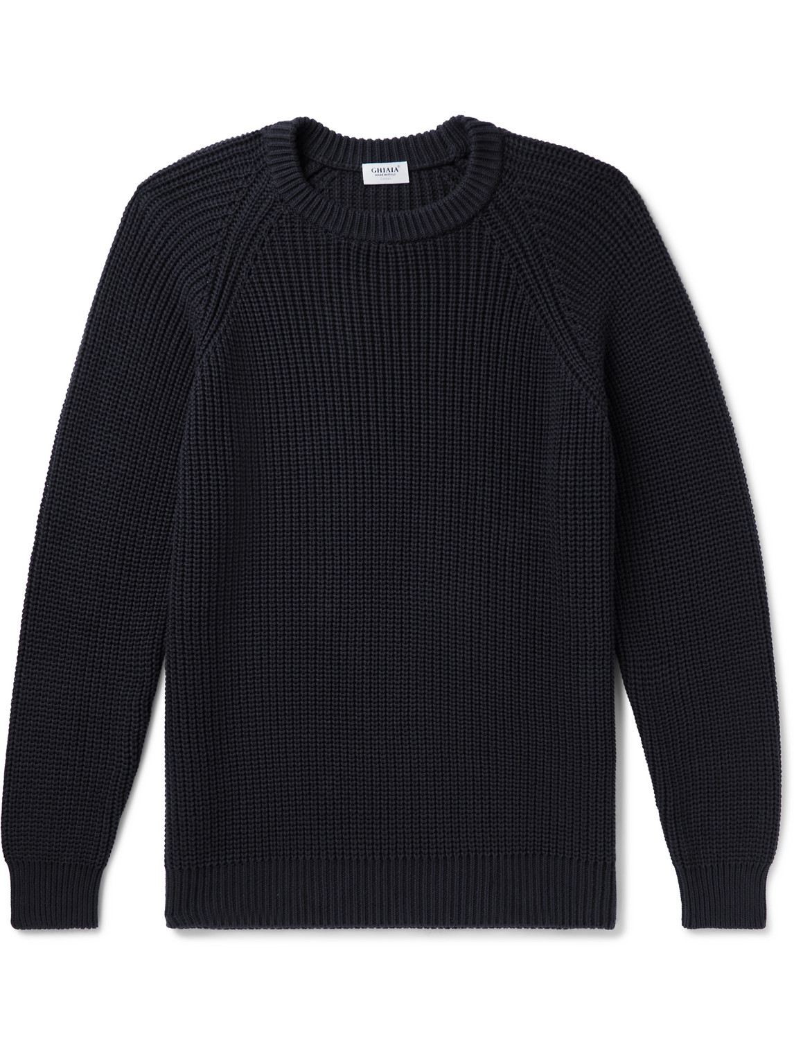 Ghiaia Cashmere Ribbed Cotton Sweater
