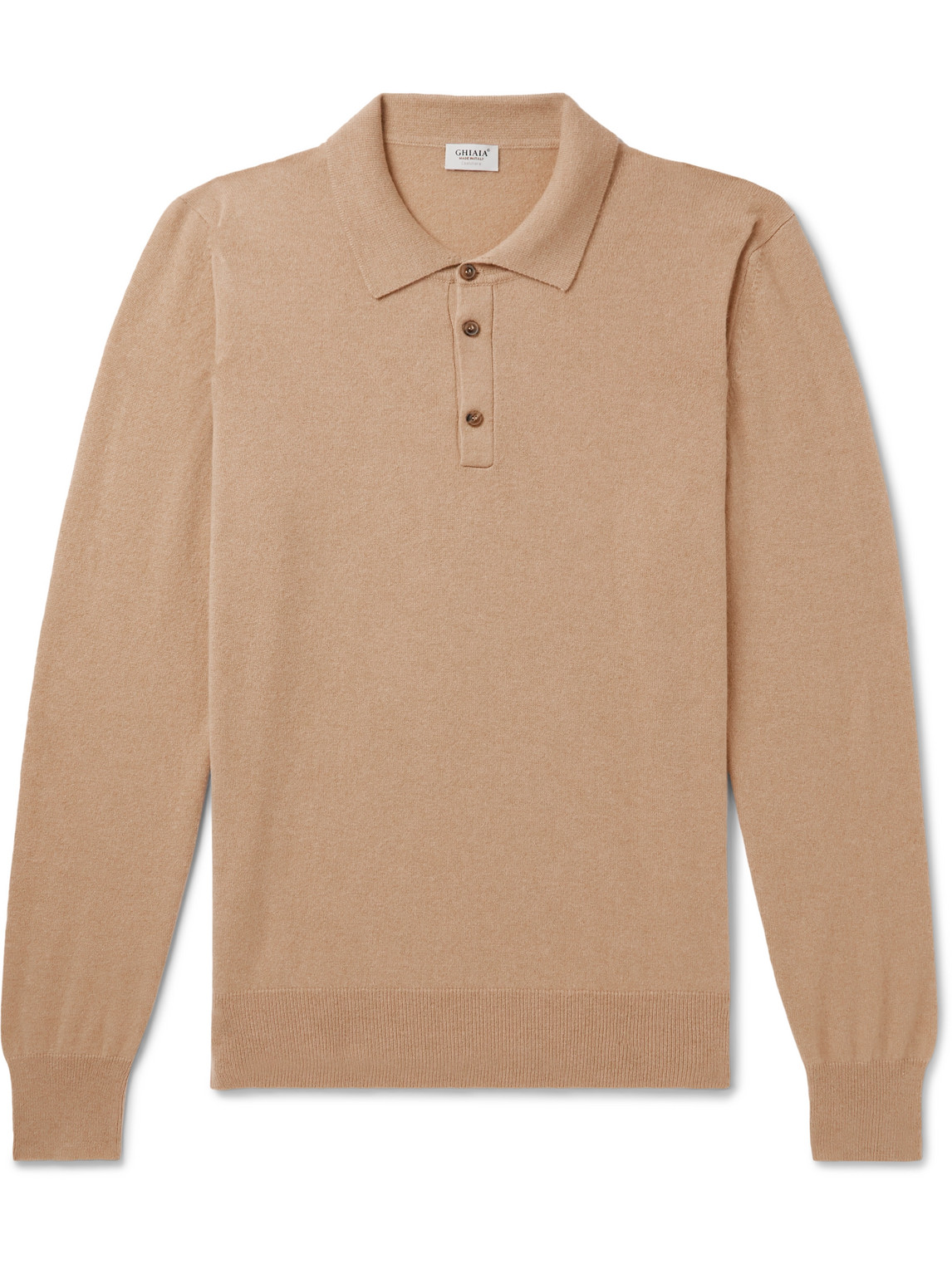 Ghiaia Cashmere Cashmere Polo Shirt