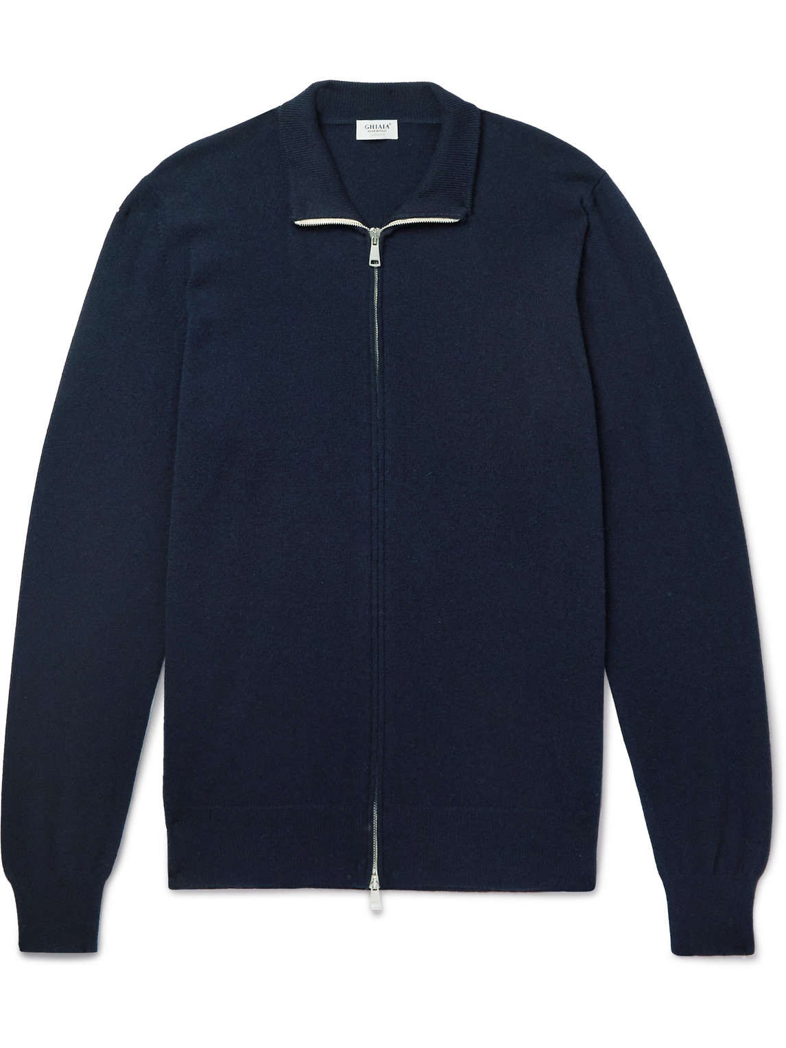 Ghiaia Cashmere Cashmere Zip-Up Sweater