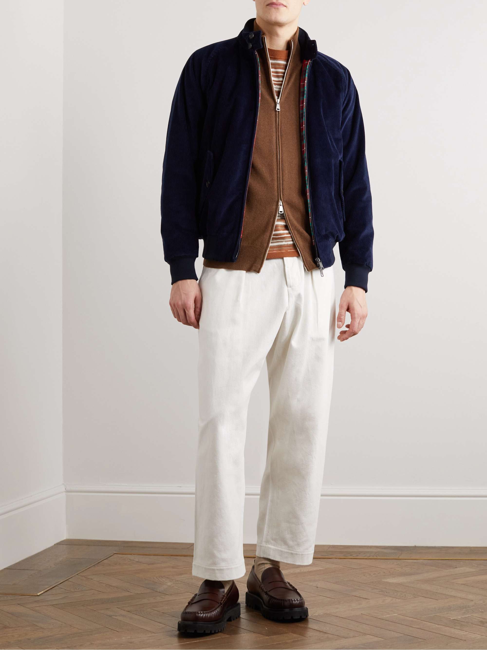 GHIAIA CASHMERE Cashmere Zip-Up Sweater