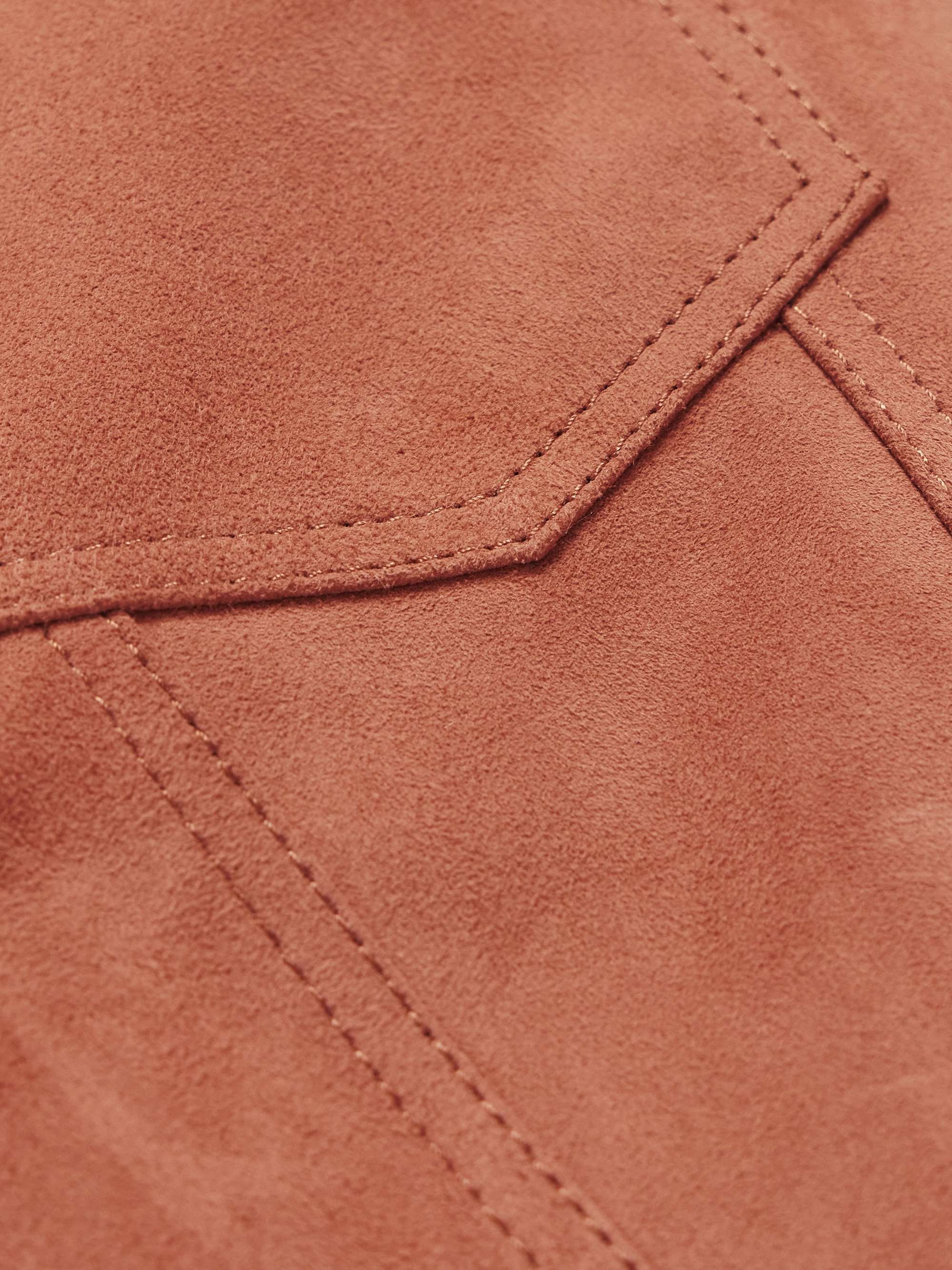 MR P. Suede Trucker Jacket