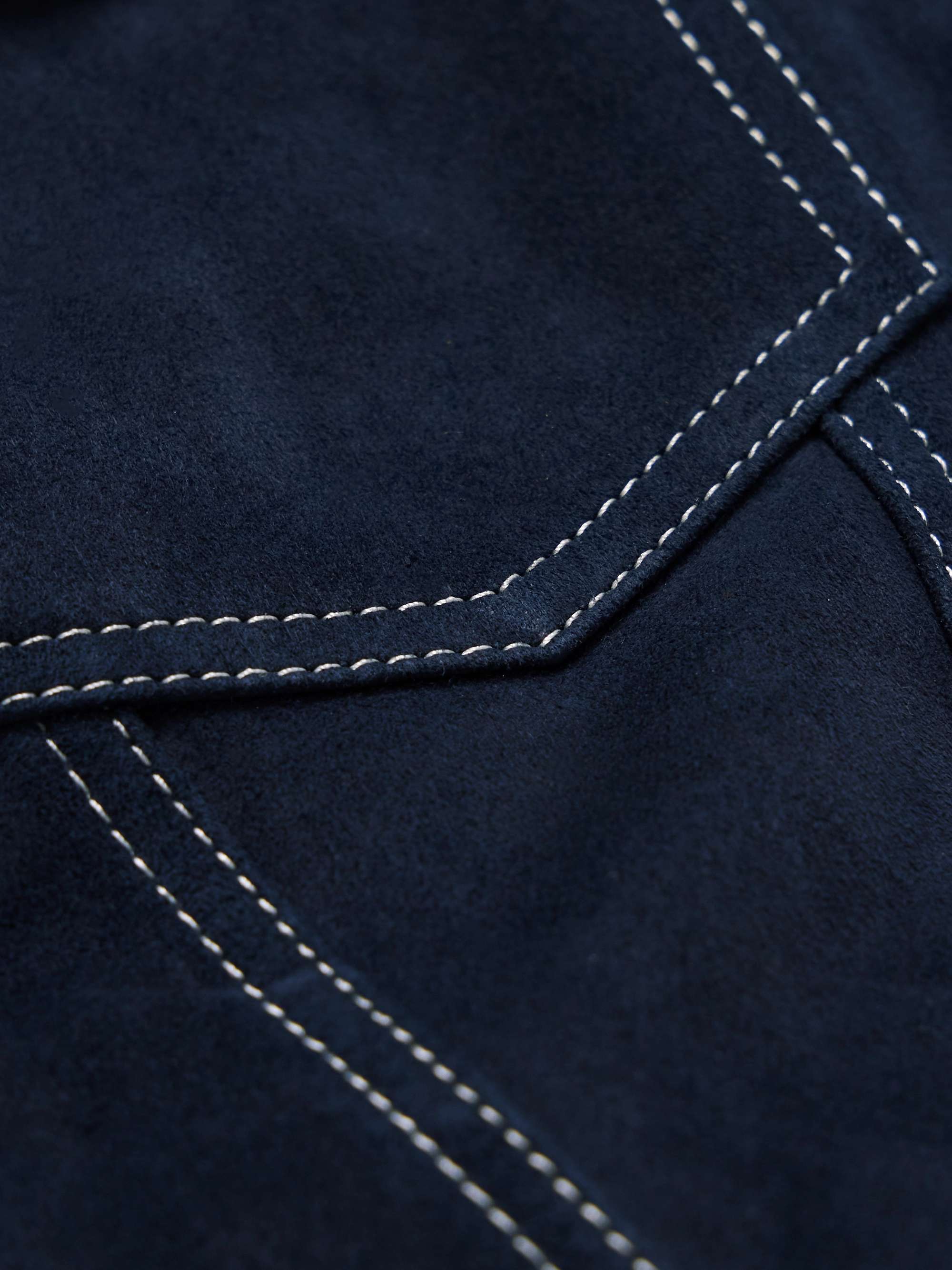 MR P. Suede Trucker Jacket