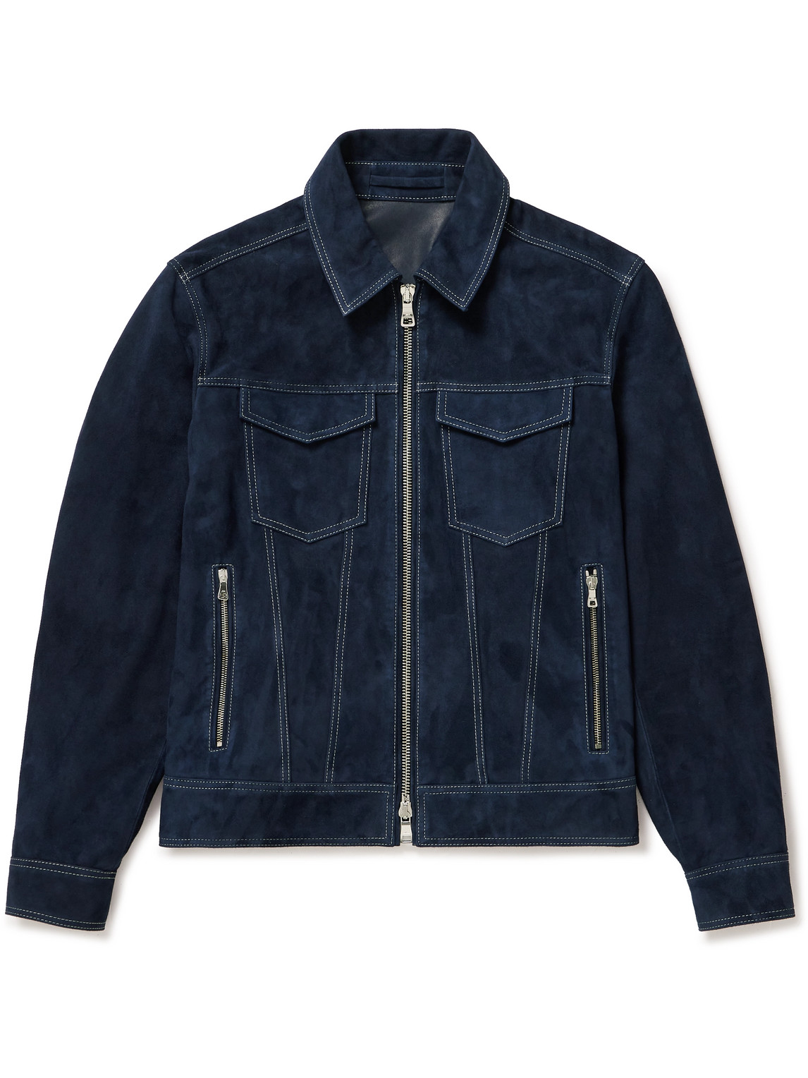 MR P SUEDE TRUCKER JACKET