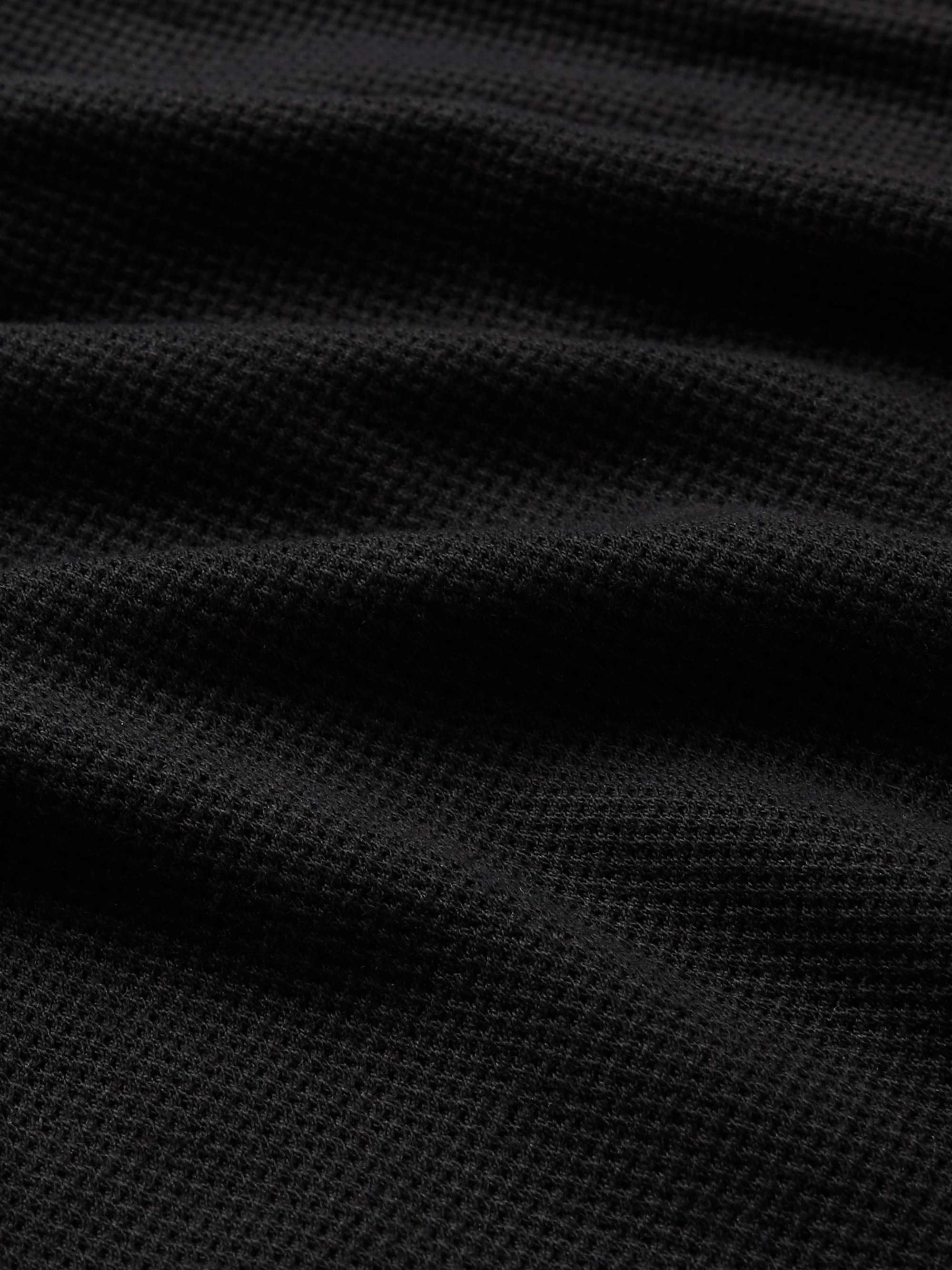 SUNSPEL Riviera Slim-Fit Cotton-Mesh Polo Shirt