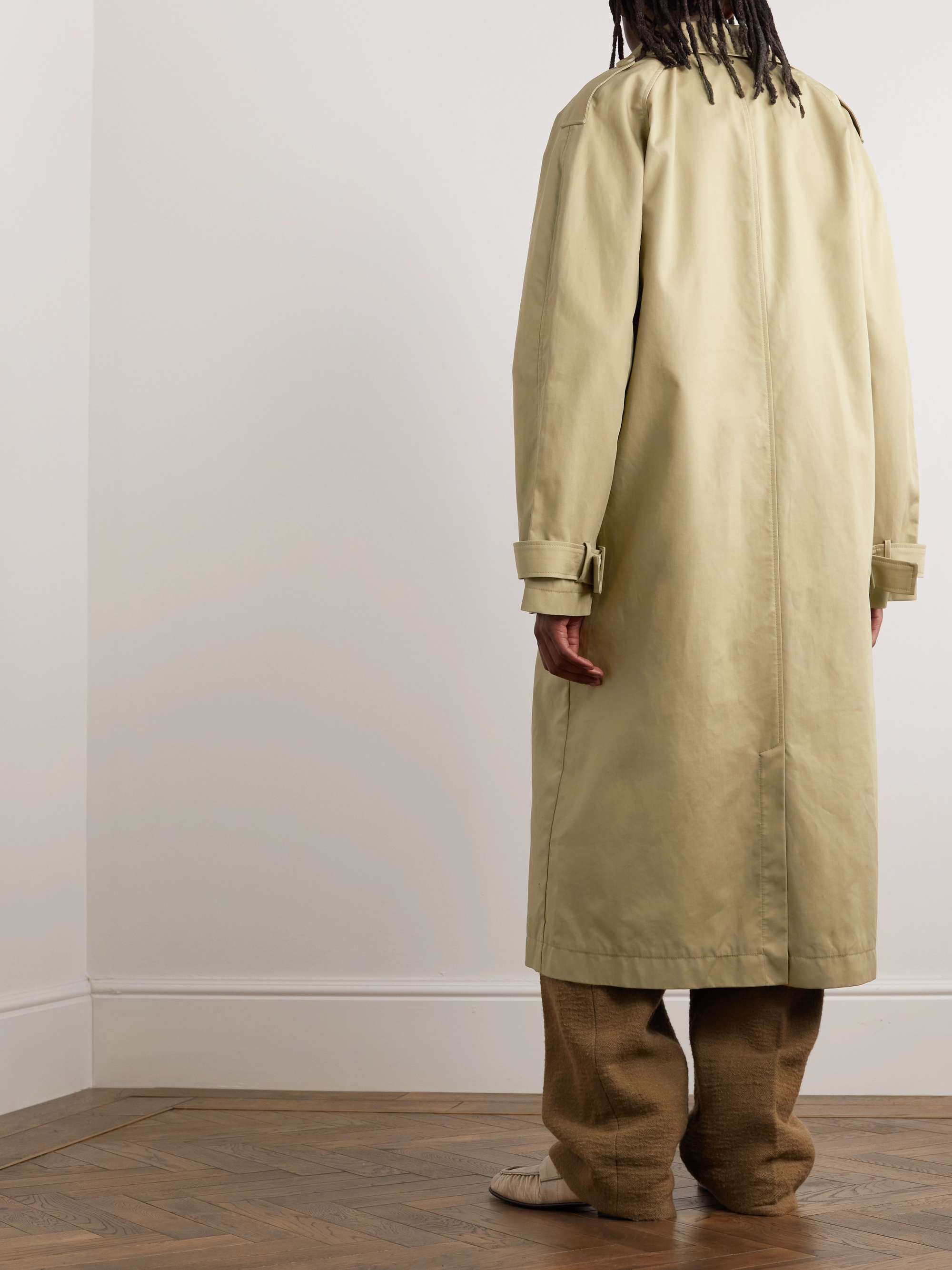 RÓHE Double-Breasted Cotton Trench Coat