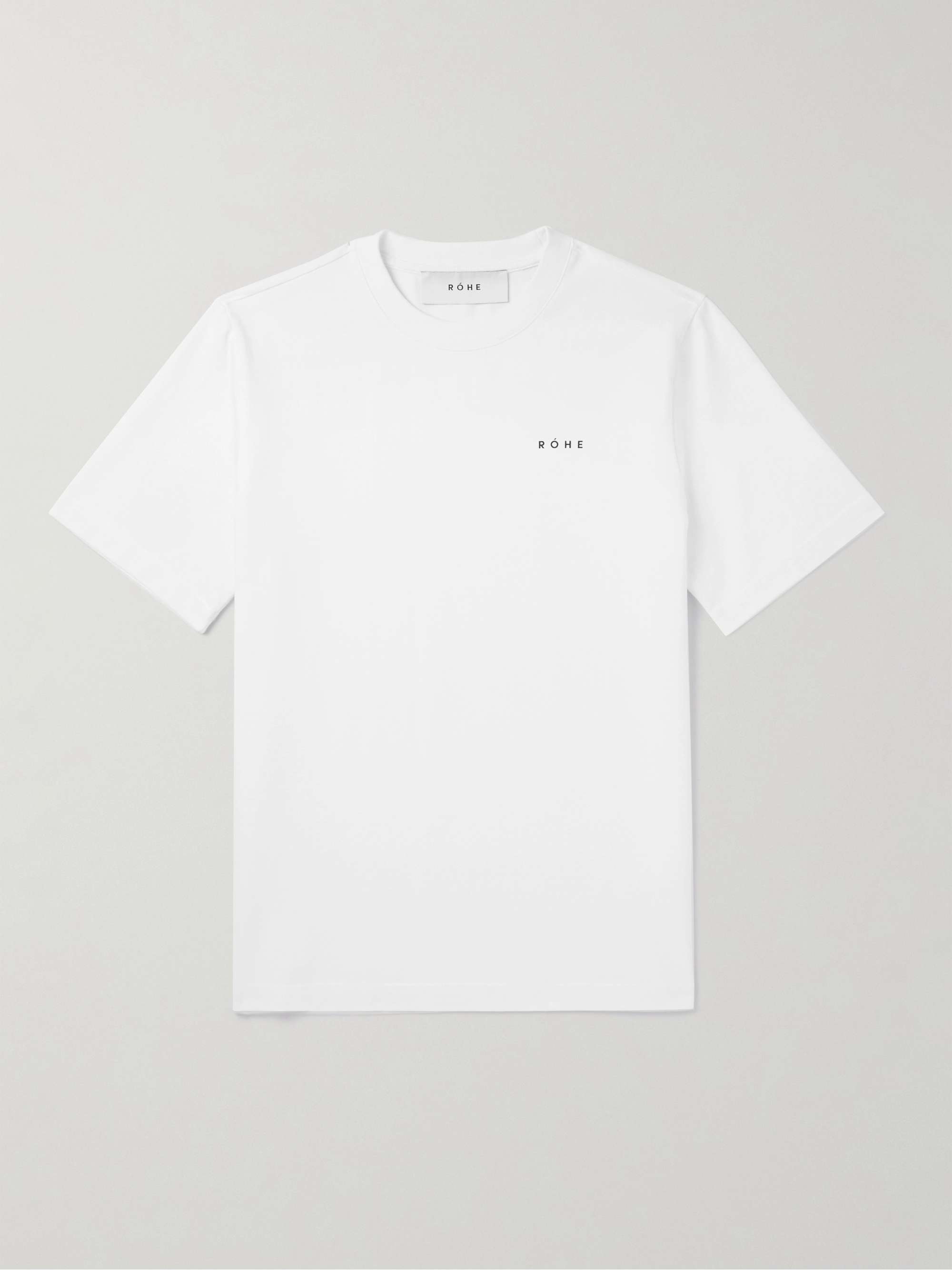 RÓHE Lewis Logo-Print Organic Cotton-Jersey T-Shirt for Men | MR PORTER
