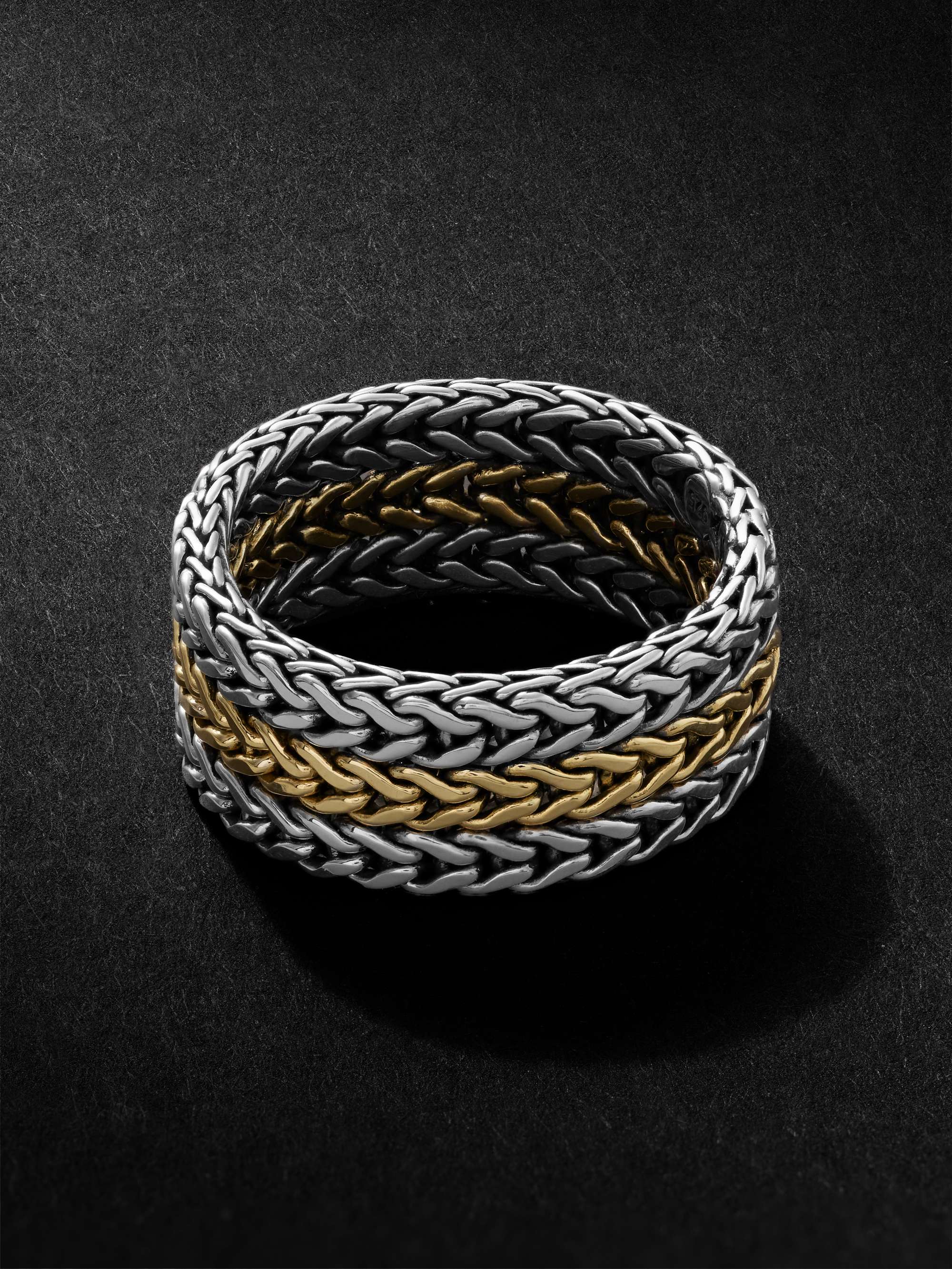 JOHN HARDY Rata Silver and Gold Ring