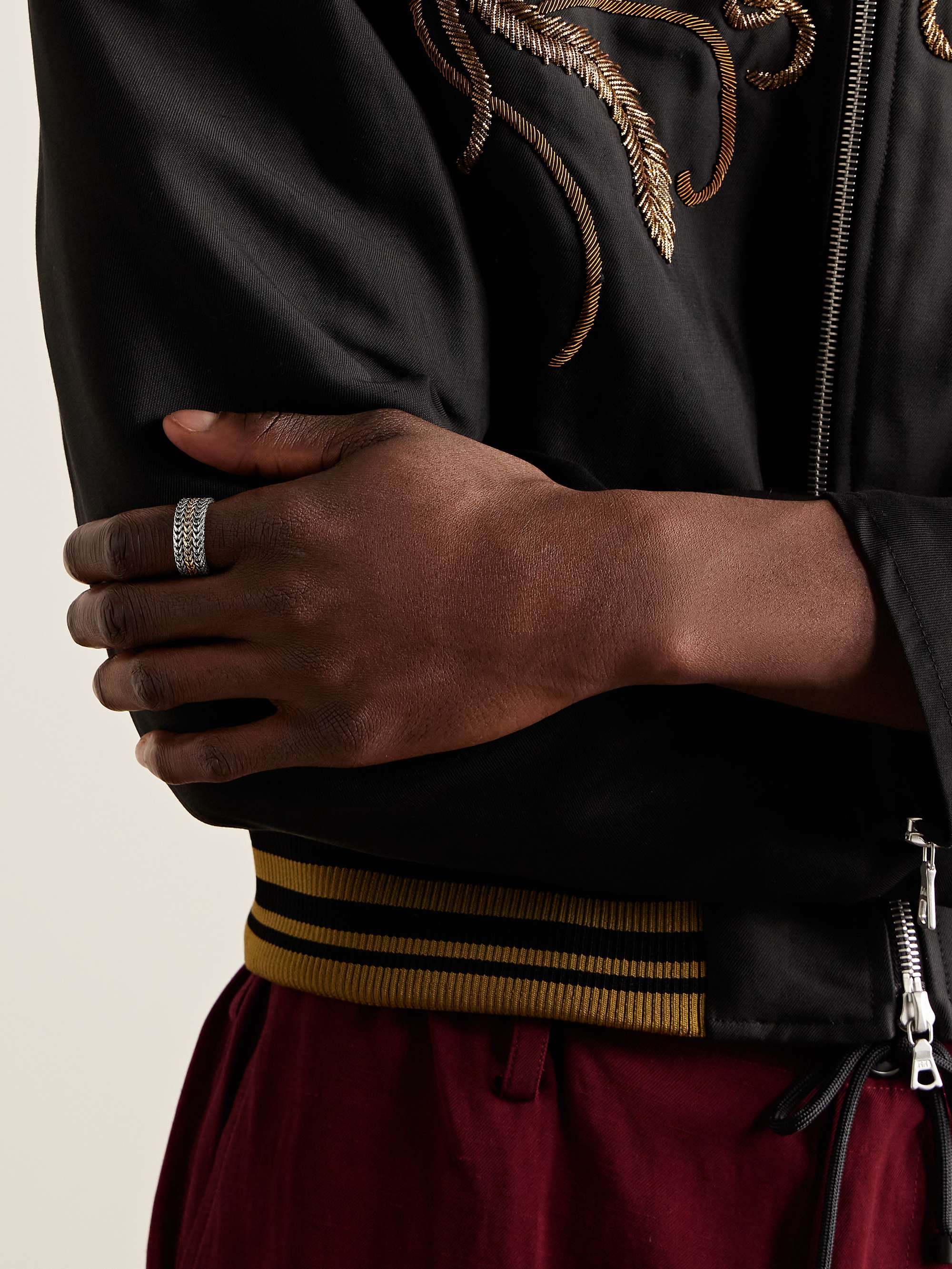 JOHN HARDY Rata Silver and Gold Ring