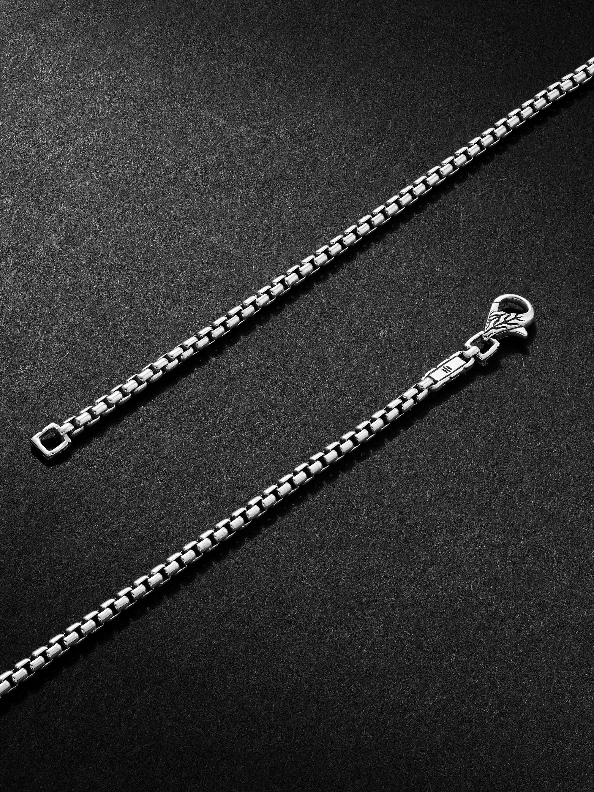 JOHN HARDY Silver and Gold Multi-Stone Pendant Necklace