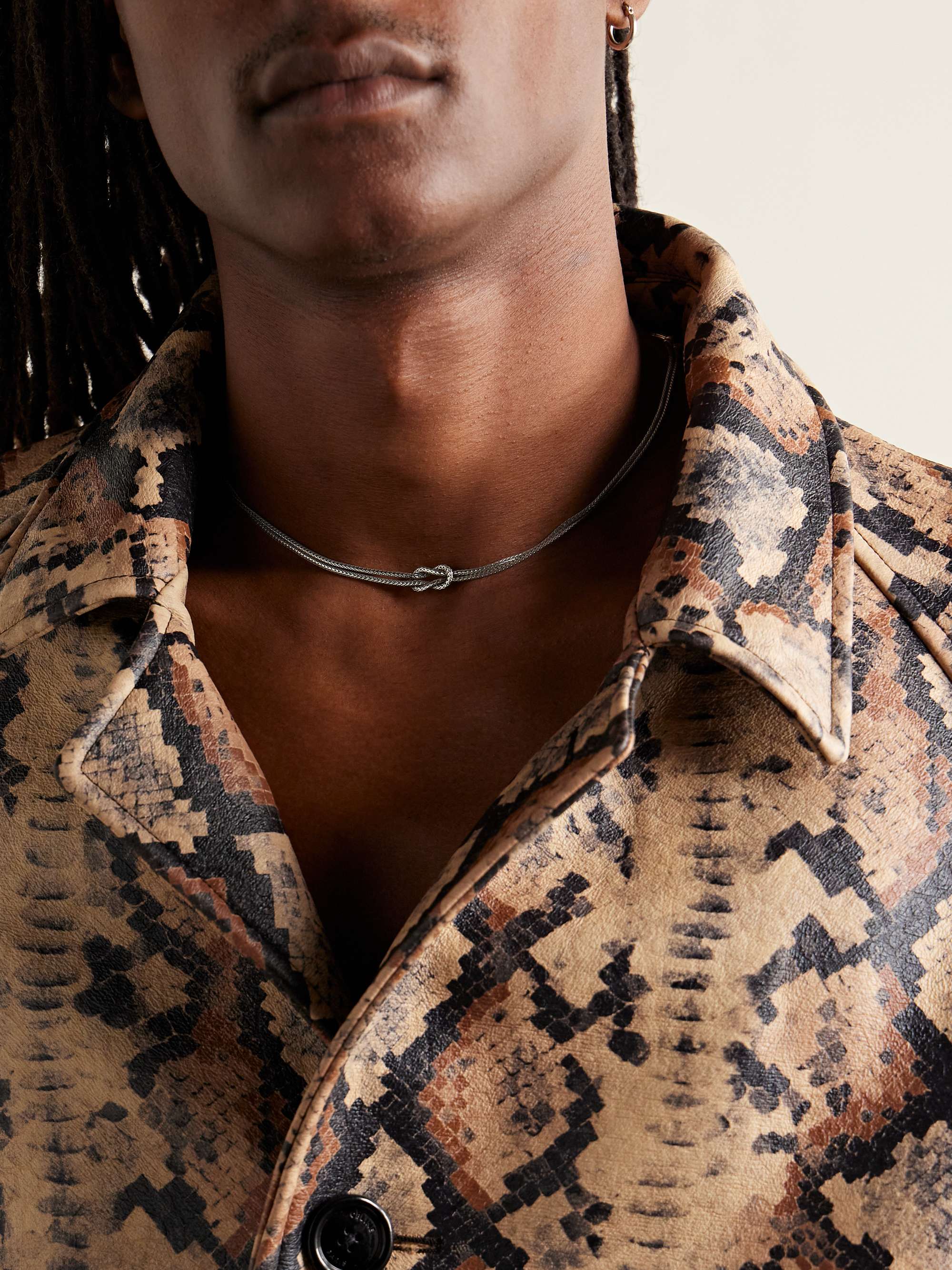 JOHN HARDY Love Knot Silver Necklace for Men | MR PORTER