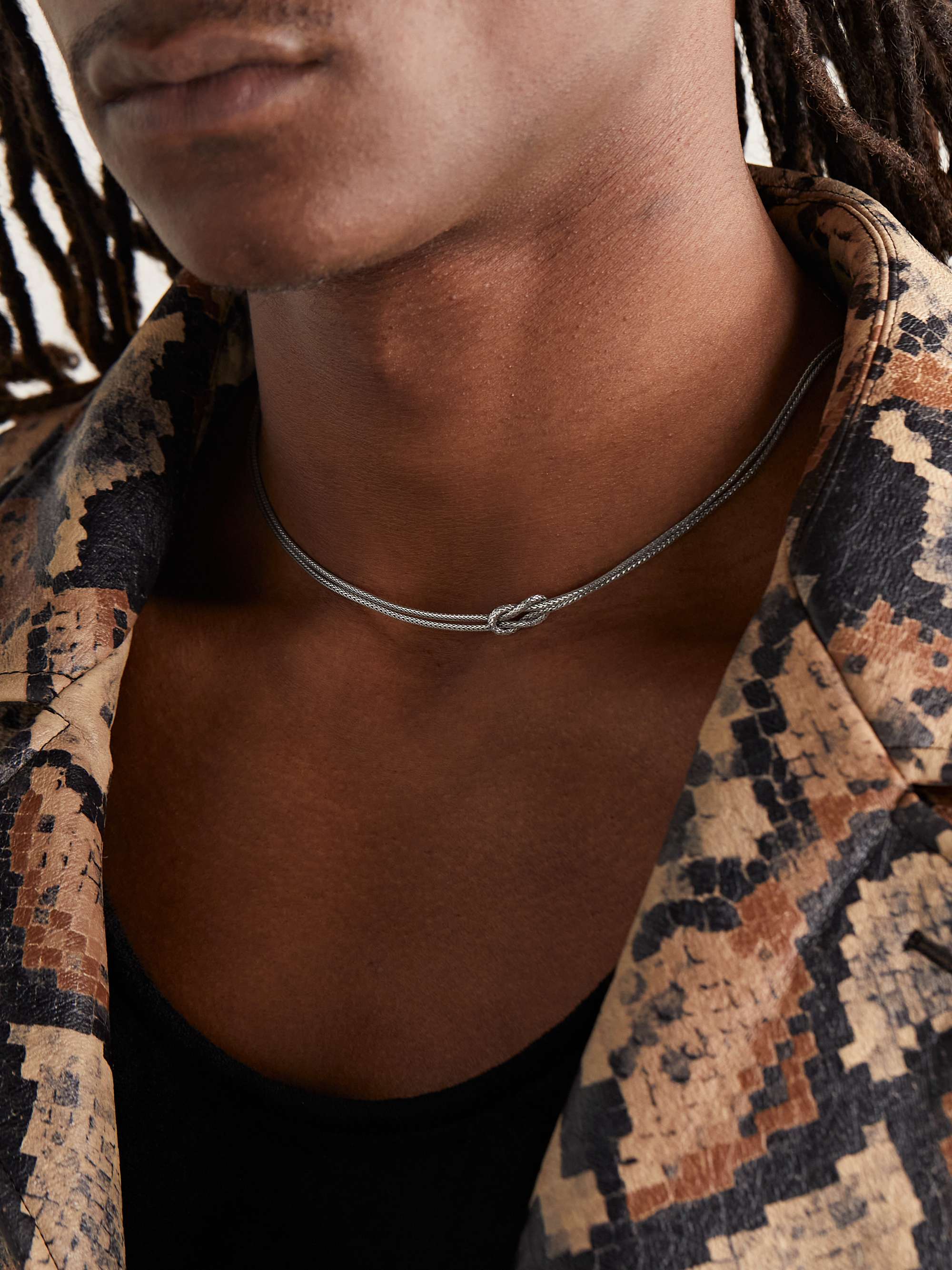 JOHN HARDY Love Knot Silver Necklace