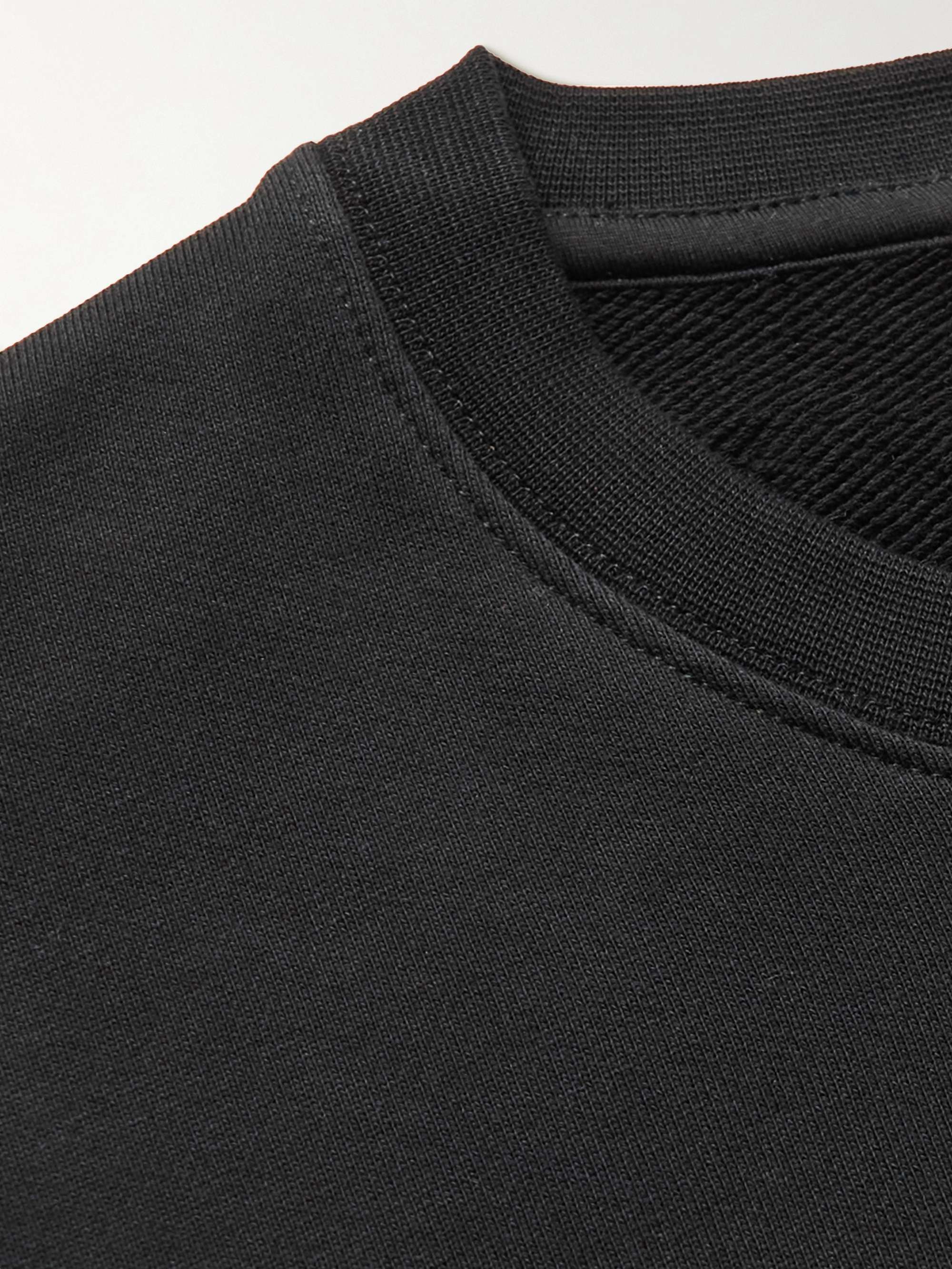 ALEXANDER MCQUEEN Logo Webbing-Trimmed Cotton-Jersey Sweatshirt for Men ...