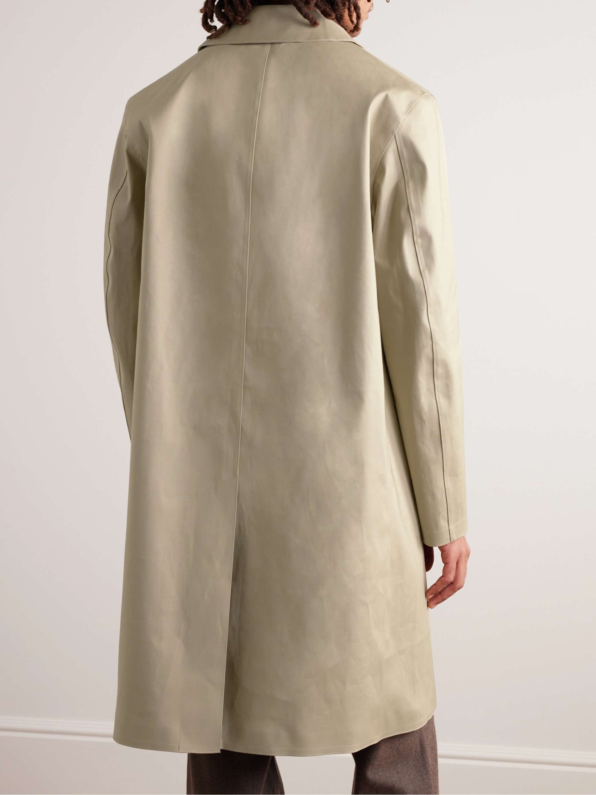 MACKINTOSH Oxford Bonded Cotton Trench Coat