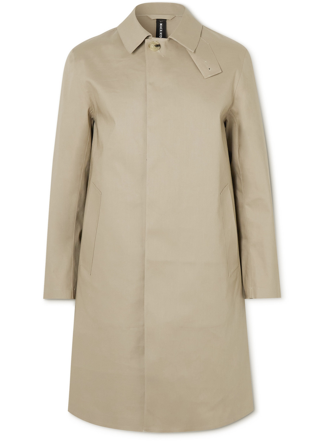 Mackintosh Oxford Bonded Cotton Trench Coat In Neutrals
