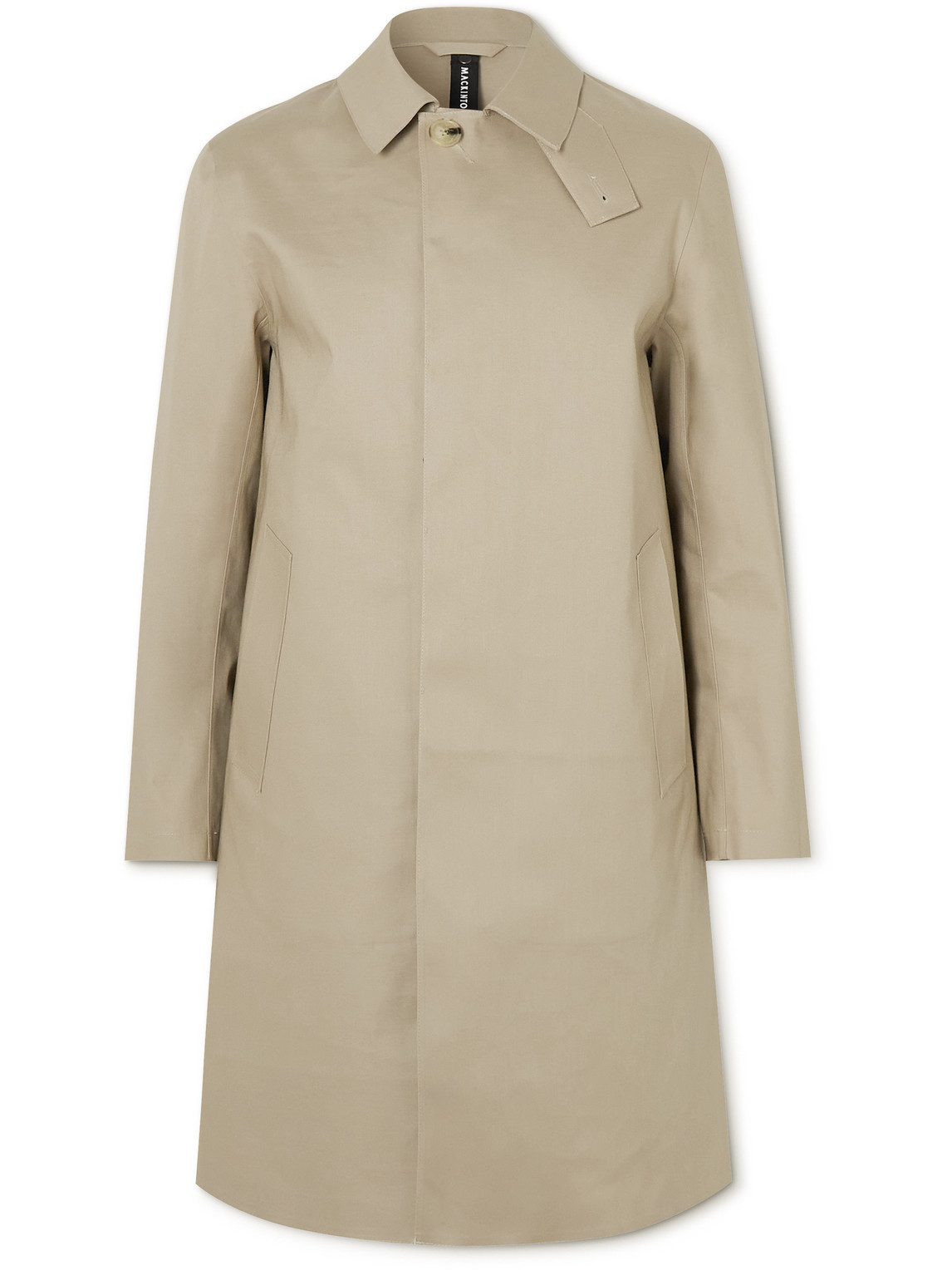 Oxford Bonded Cotton Trench Coat