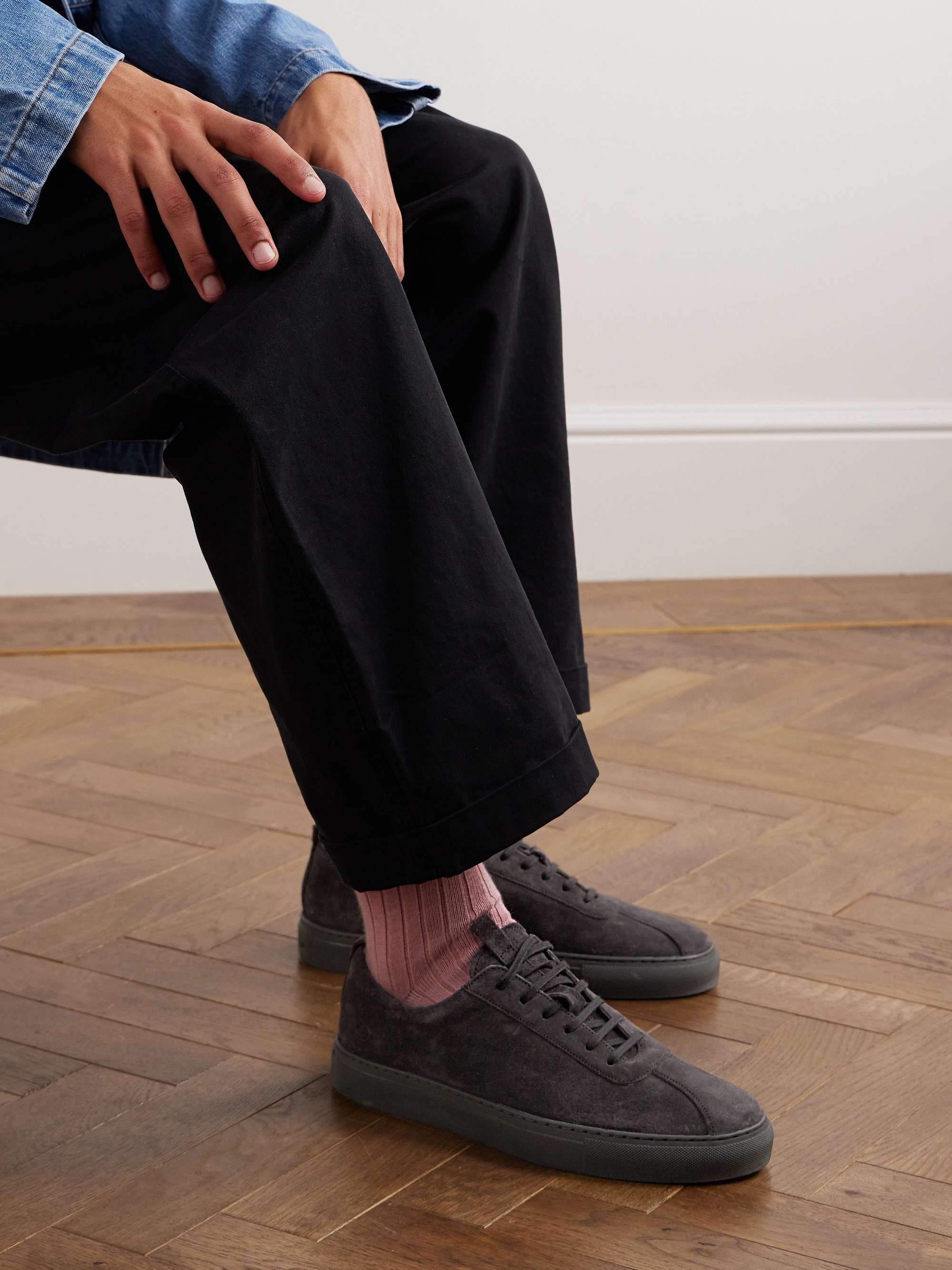 GRENSON Suede Sneakers for Men | MR PORTER