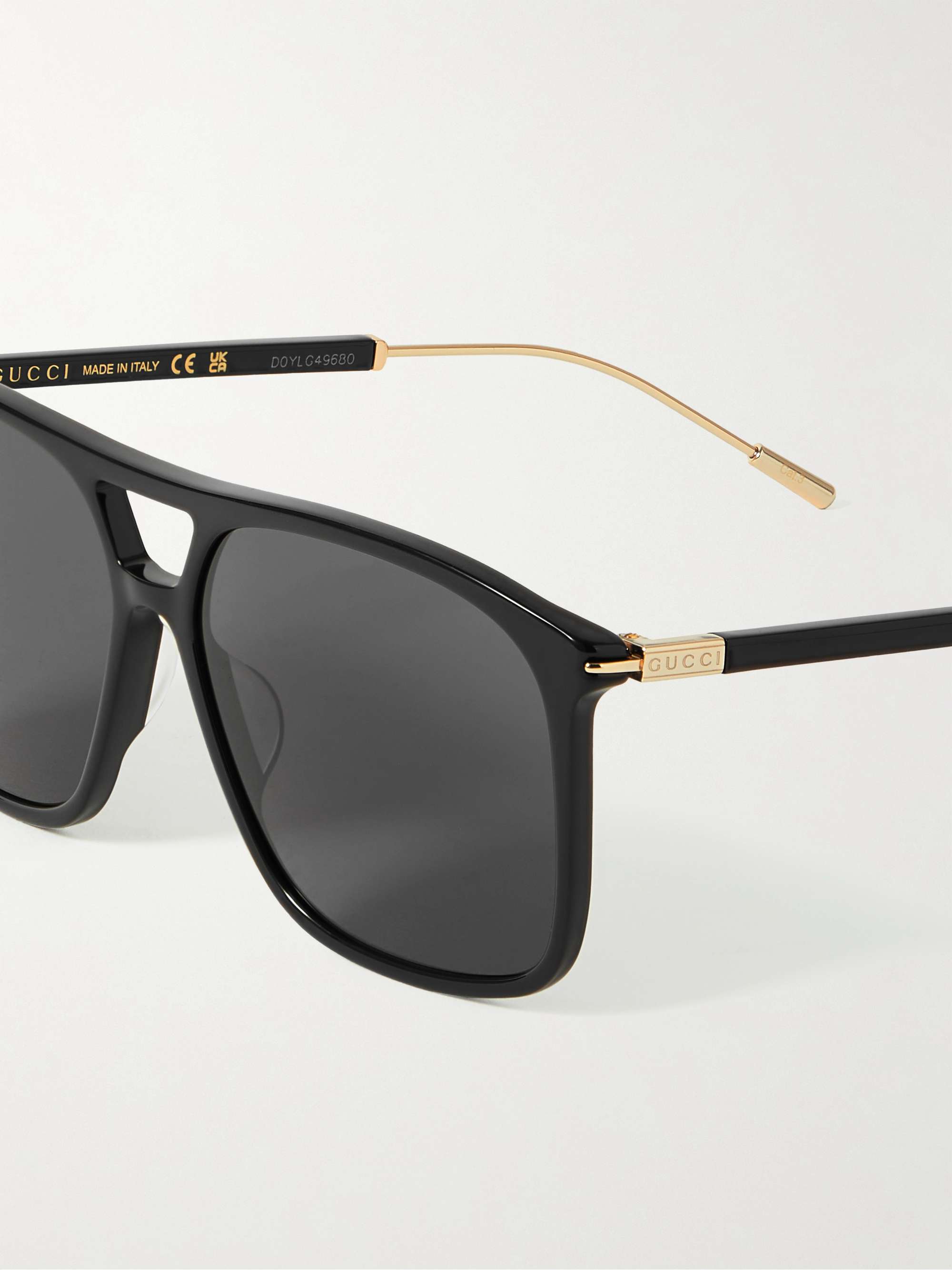 EYEWEAR Aviator-Style Gold-Tone and Acetate Sunglasses for Men | MR PORTER