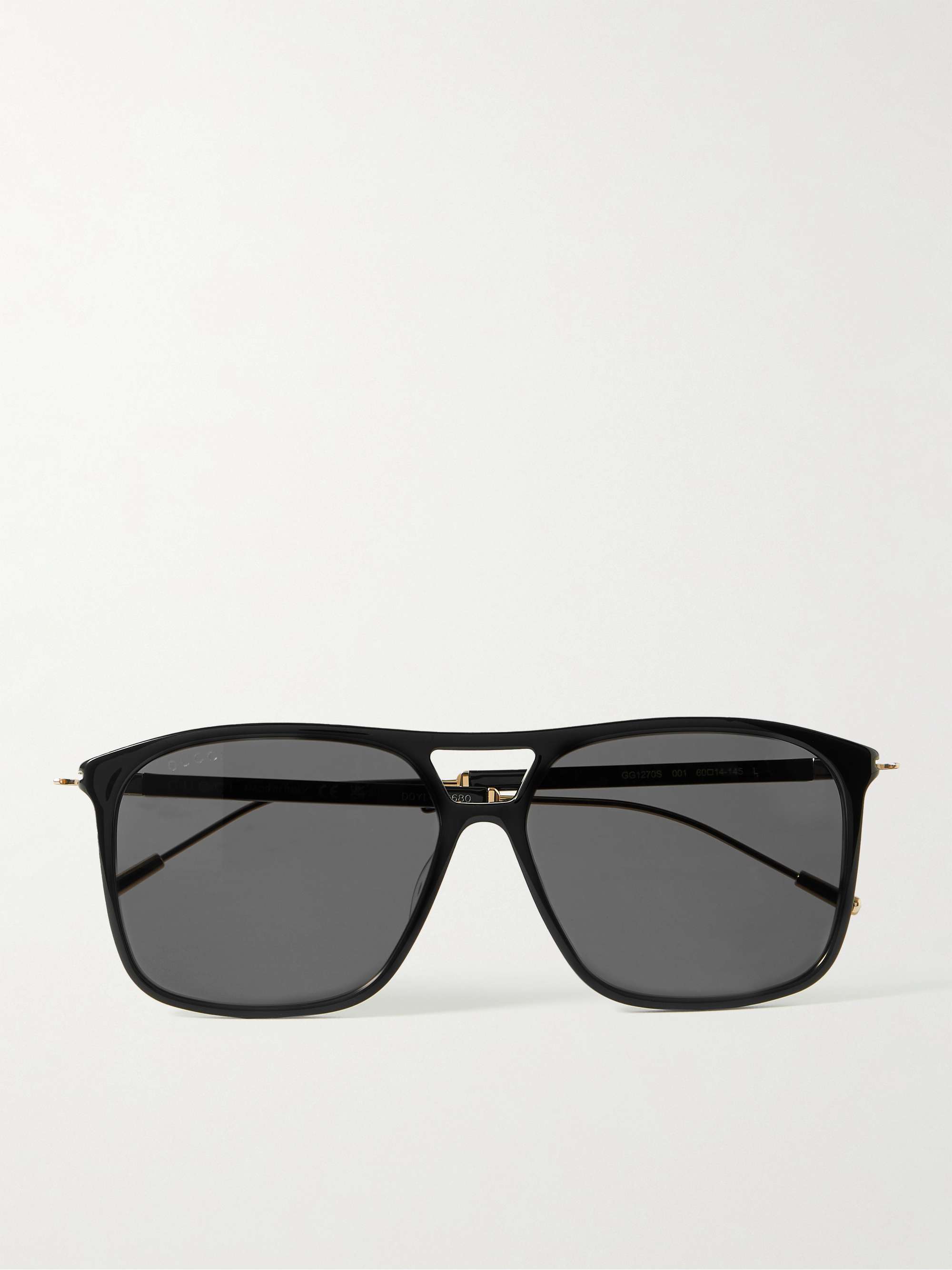 O'Lock Aviator-Style Gold-Tone Sunglasses