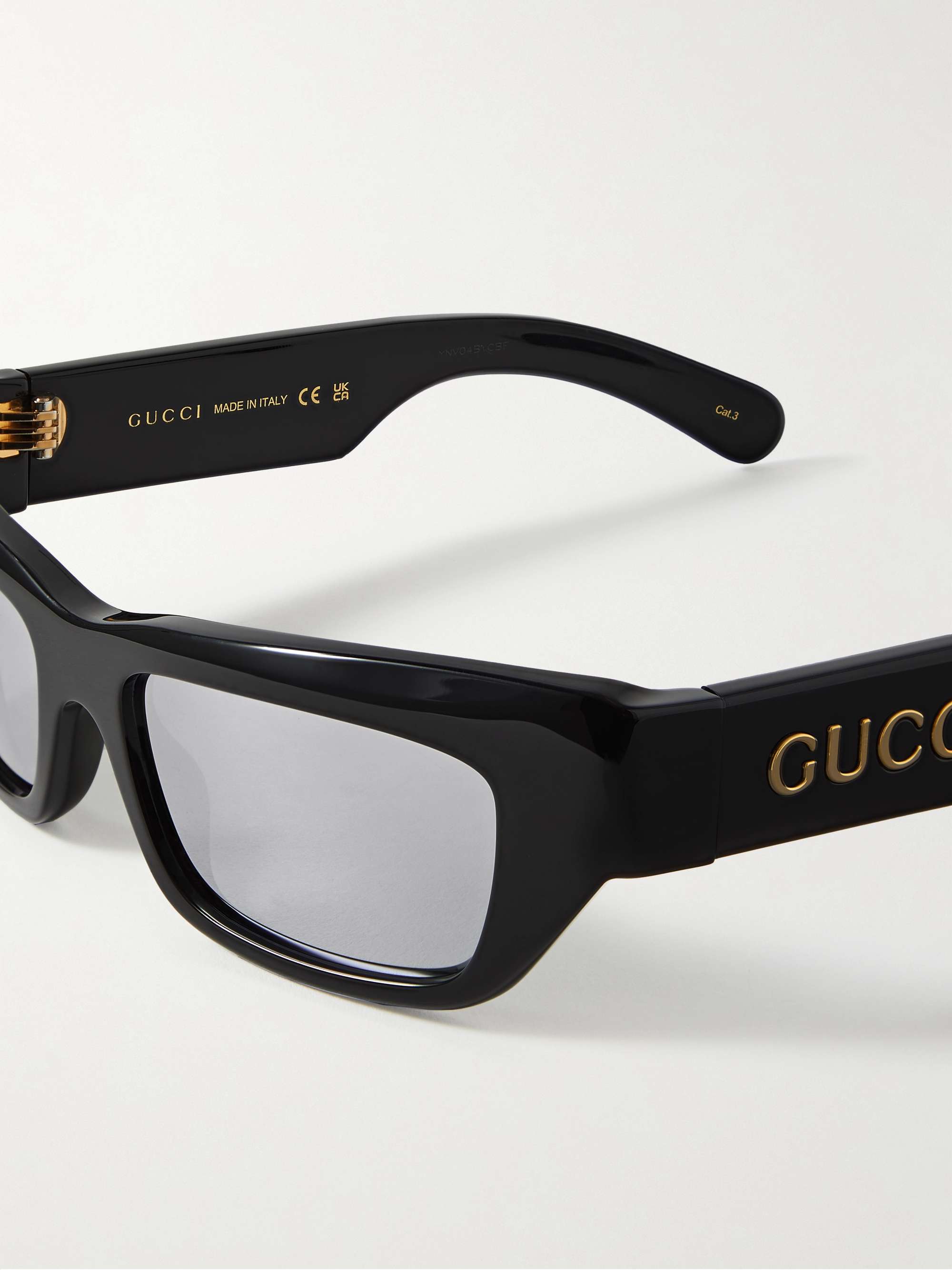 GUCCI EYEWEAR Cat-Eye Acetate Sunglasses for Men | PORTER