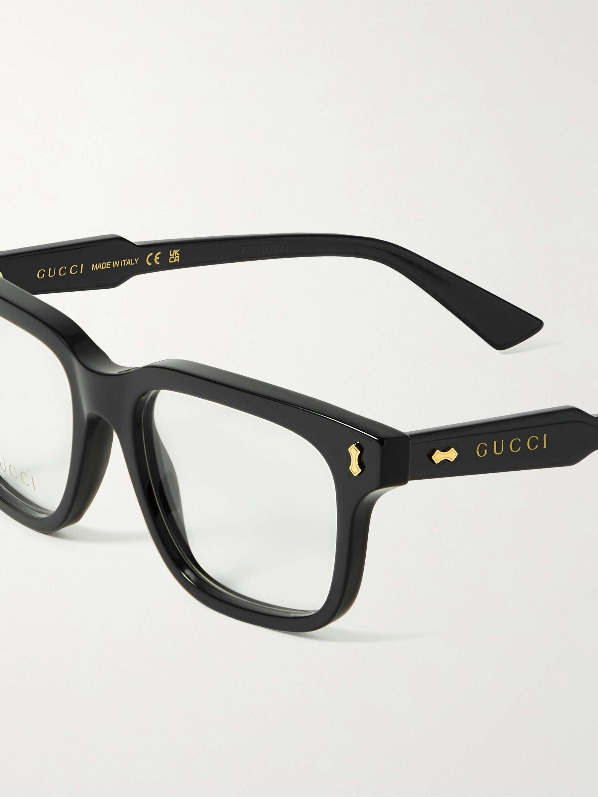 GUCCI EYEWEAR Square-Frame Acetate Optical Glasses