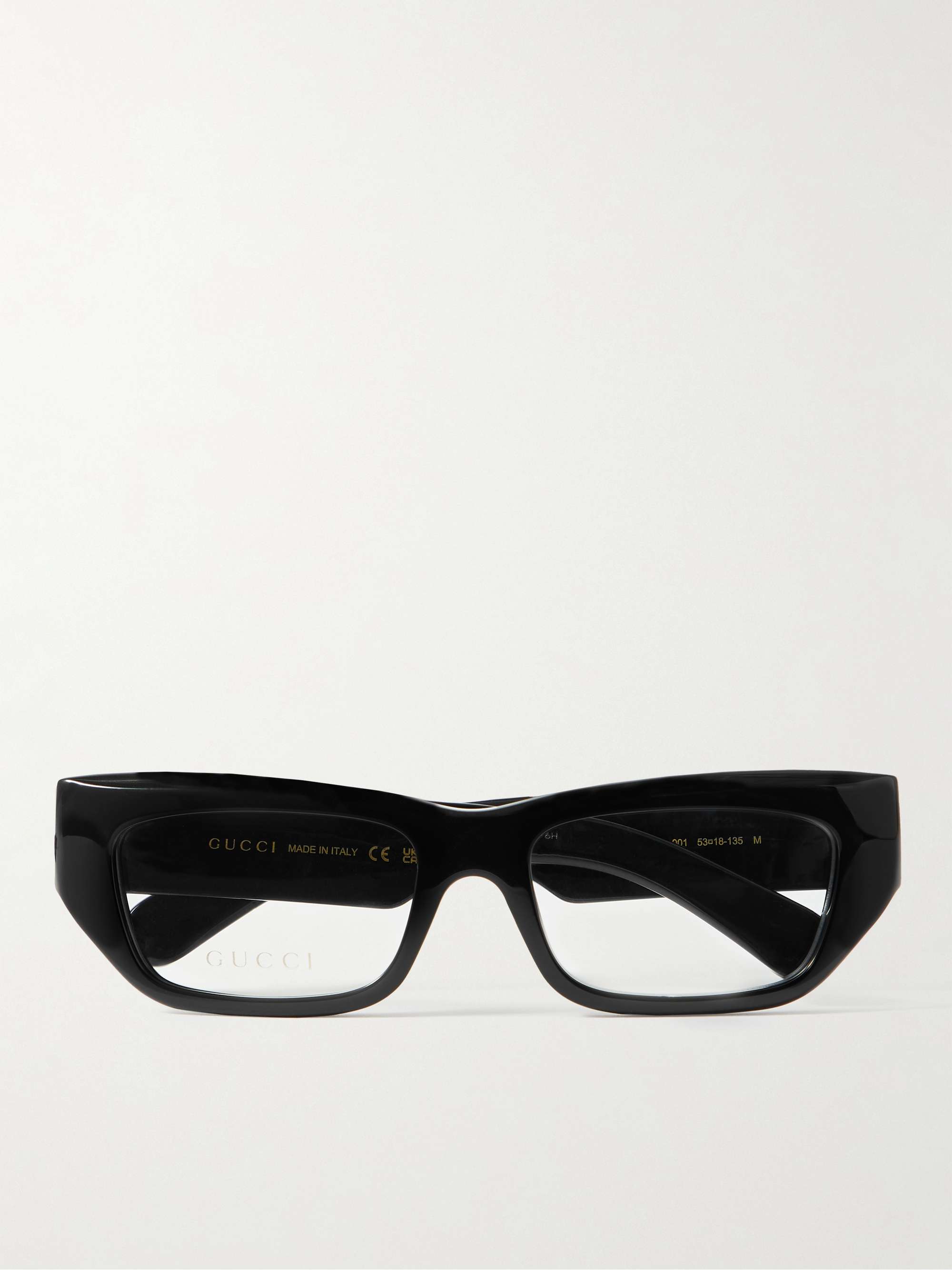 Gucci rectangular-frame Sunglasses, Black