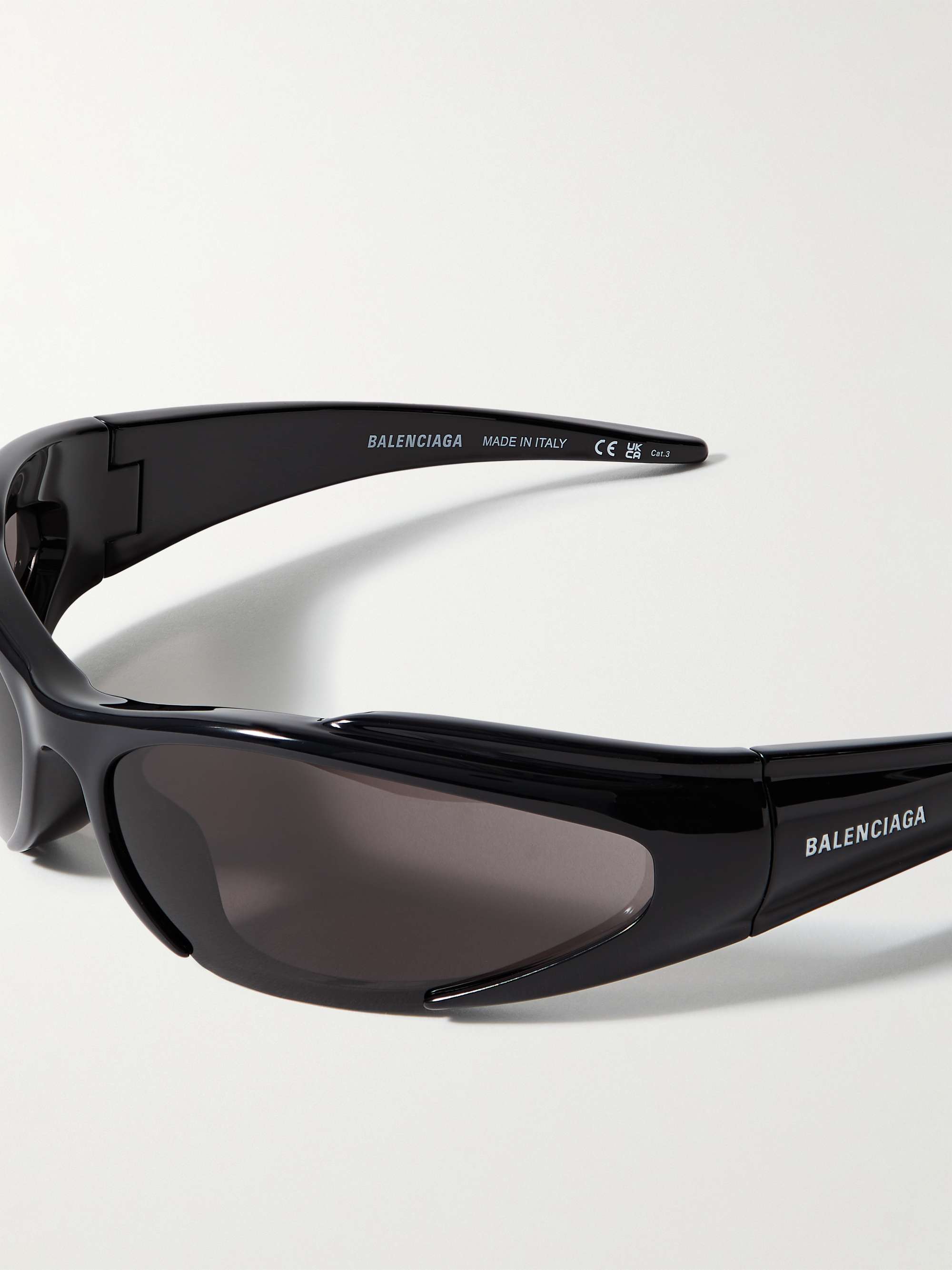 BALENCIAGA EYEWEAR OvalFrame Acetate Sunglasses for Men MR PORTER