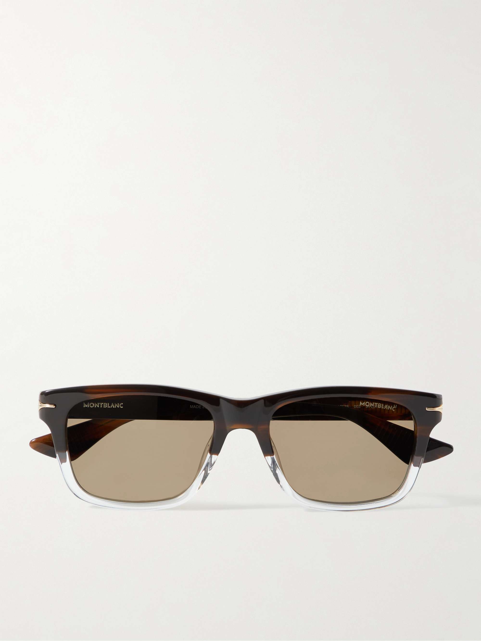 Square-Frame Tortoiseshell Acetate Sunglasses