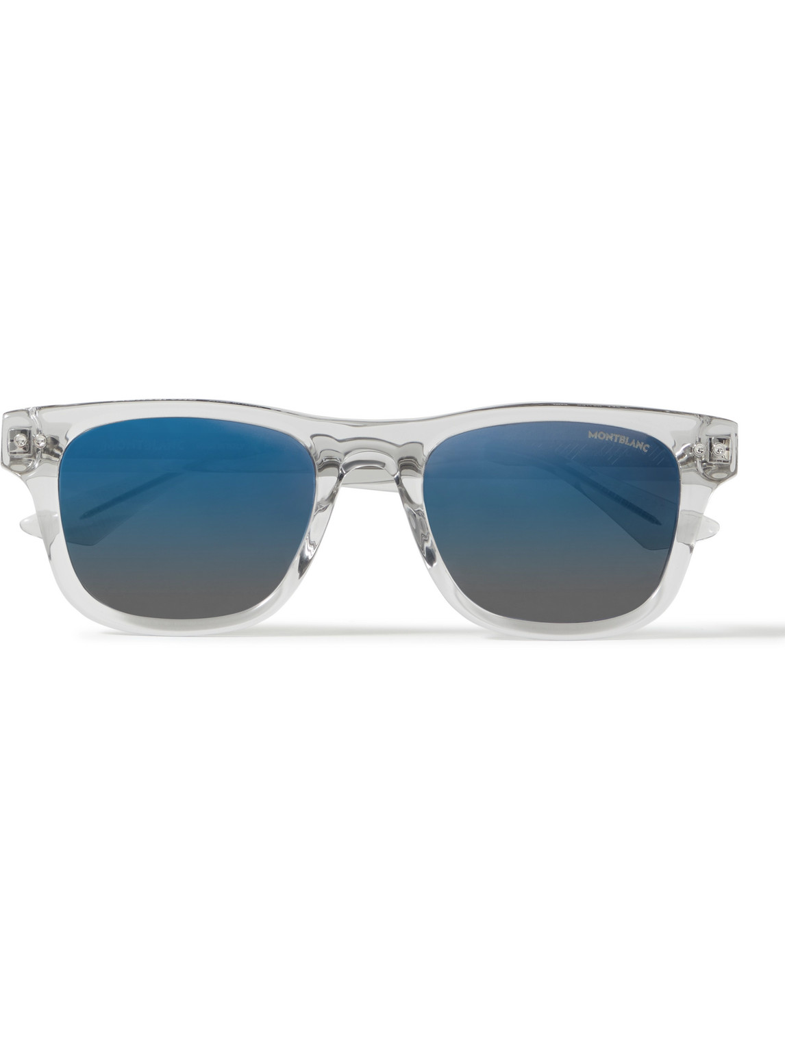 Montblanc D-frame Acetate Sunglasses In Neutrals