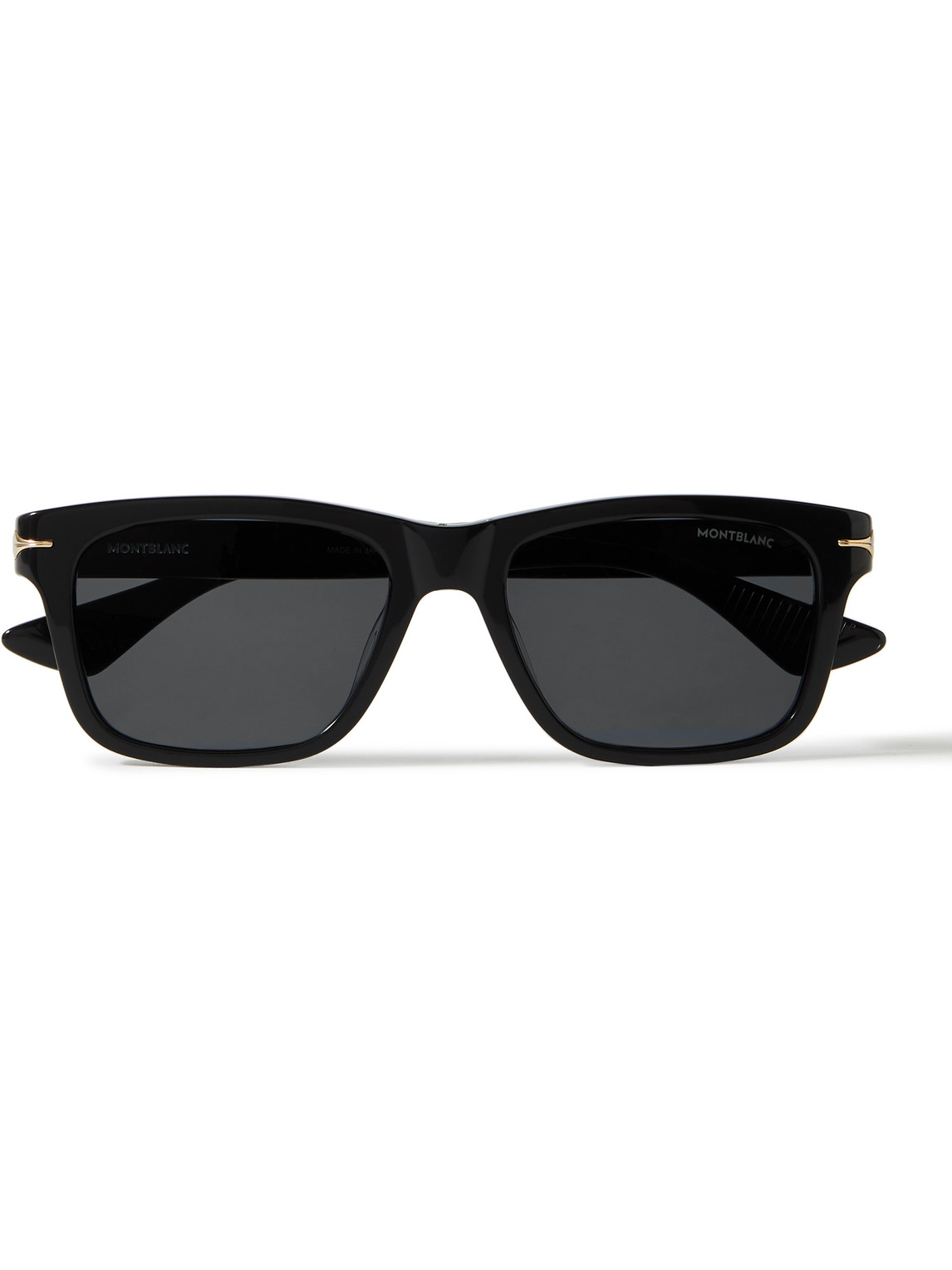 Montblanc Square-frame Acetate Sunglasses In Black