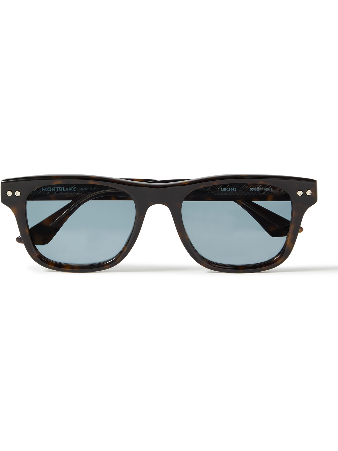 Montblanc D-frame Tortoiseshell Actetate Sunglasses