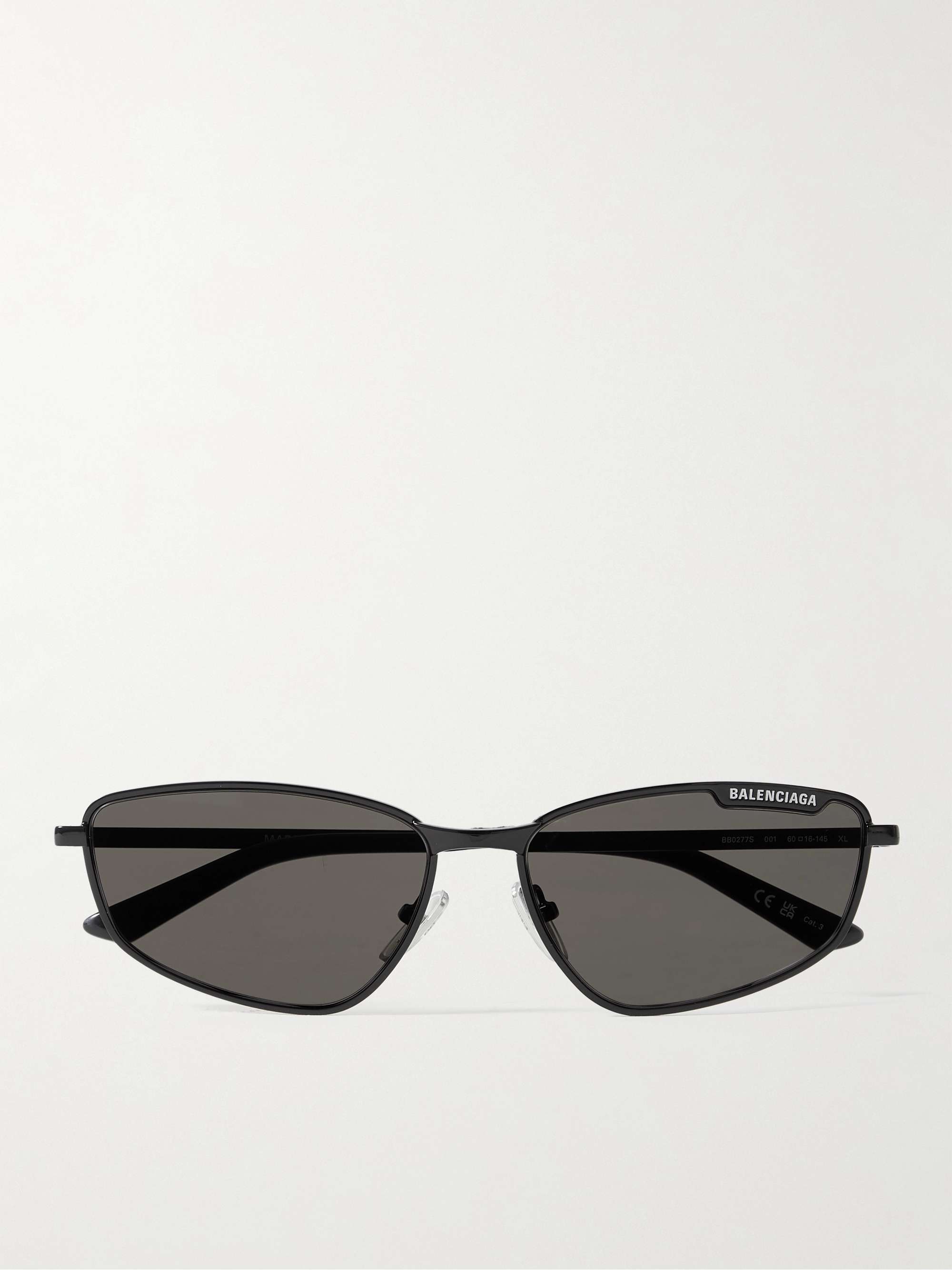 FENDI EYEWEAR O'Lock cat-eye acetate and gold-tone sunglasses