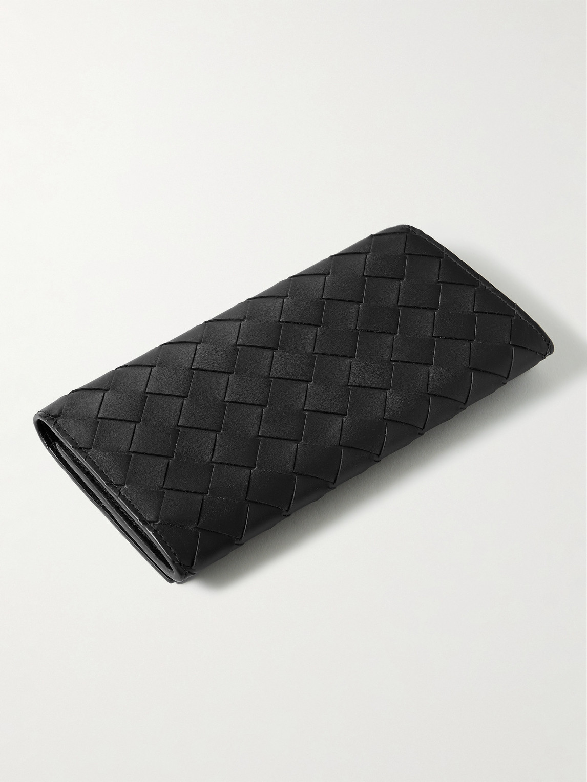 Intrecciato Leather Wallet — 2