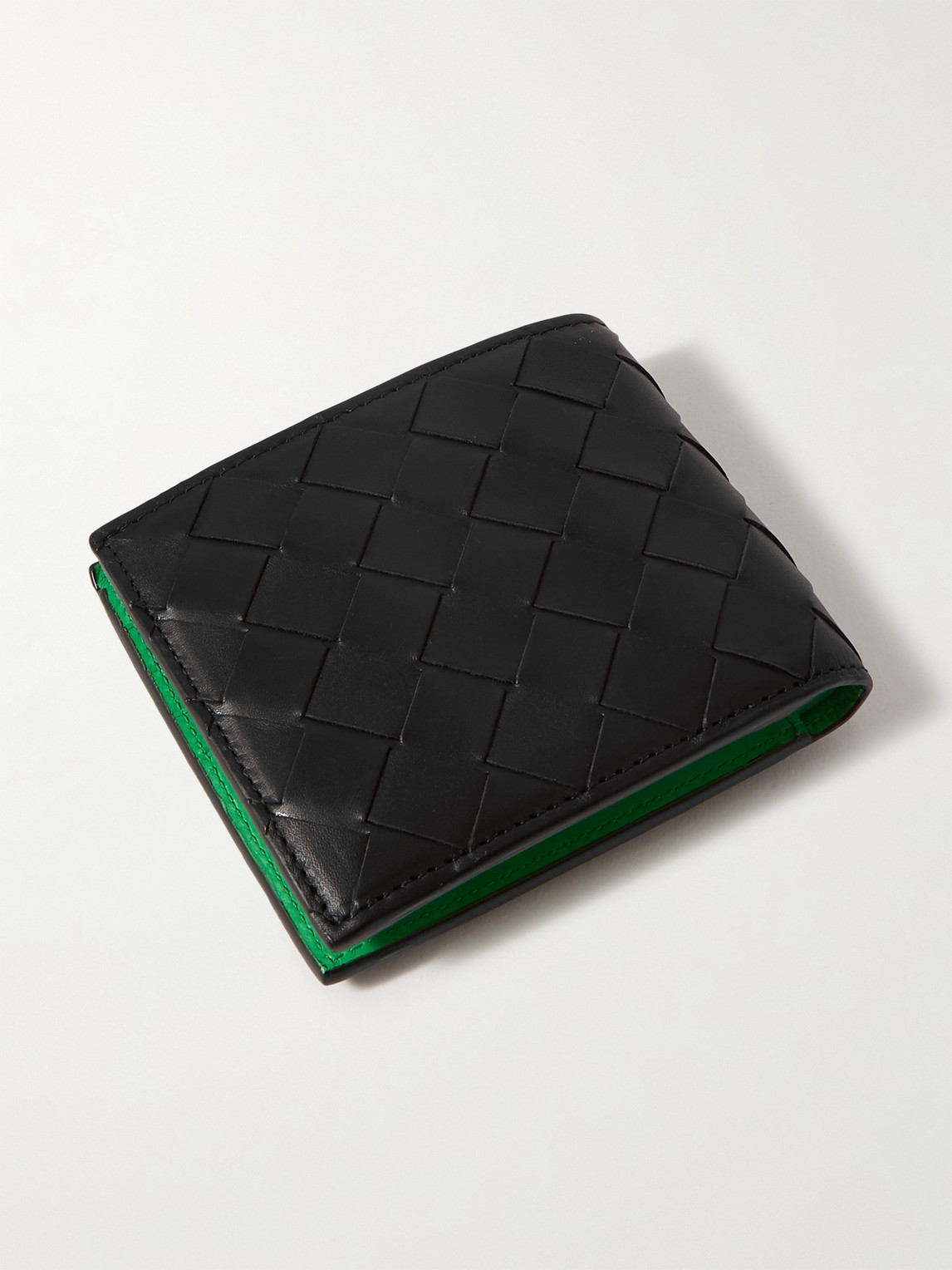 BOTTEGA VENETA INTRECCIATO LEATHER BILLFOLD WALLET