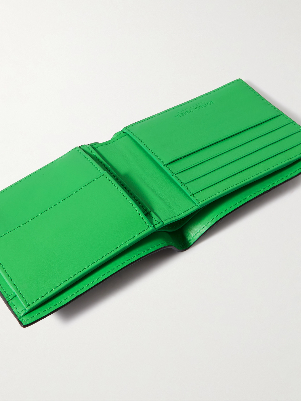 BOTTEGA VENETA INTRECCIATO LEATHER BILLFOLD WALLET
