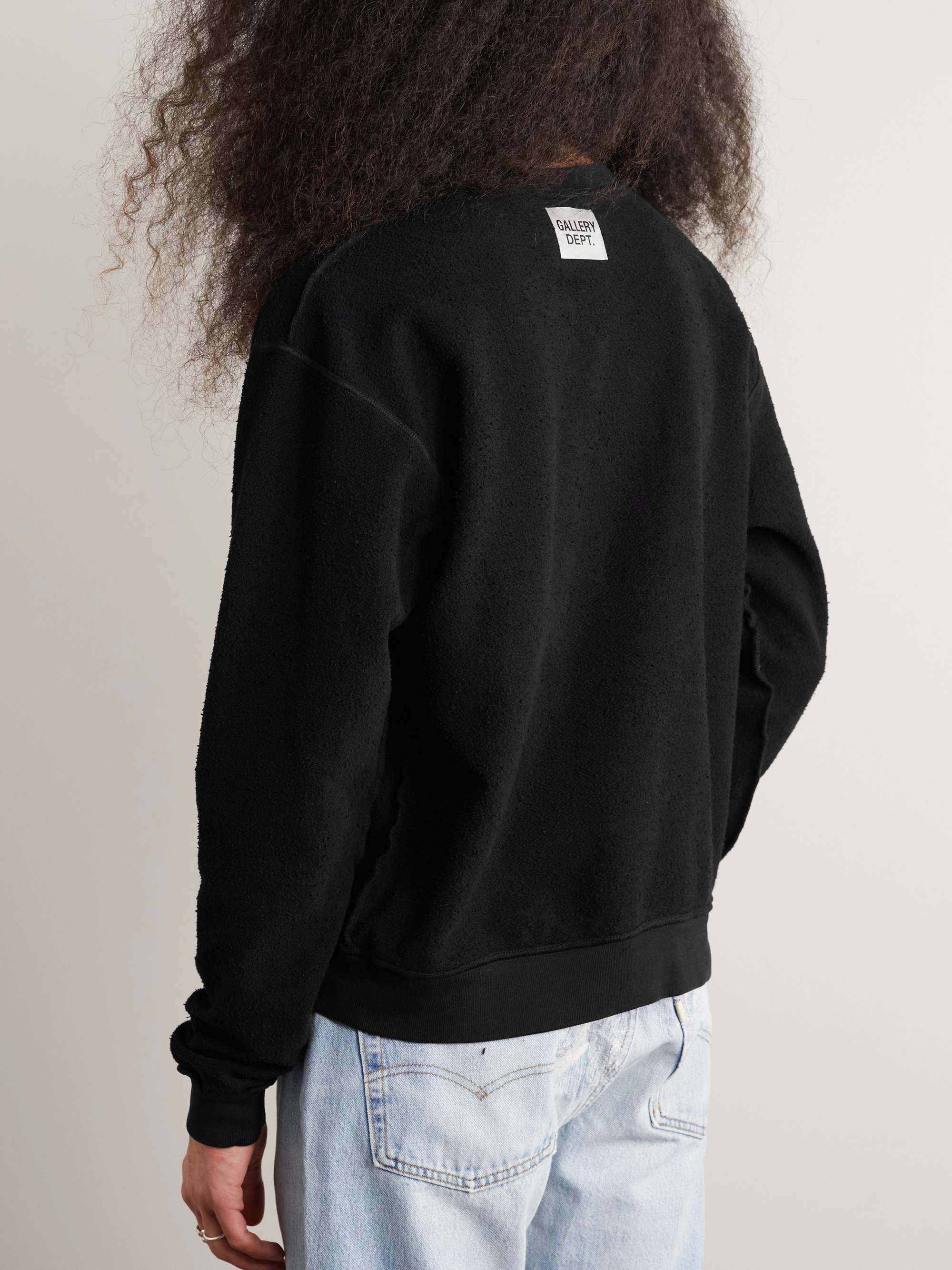 GALLERY DEPT. Art That Kills Reversible Printed Cotton-Jersey Sweater