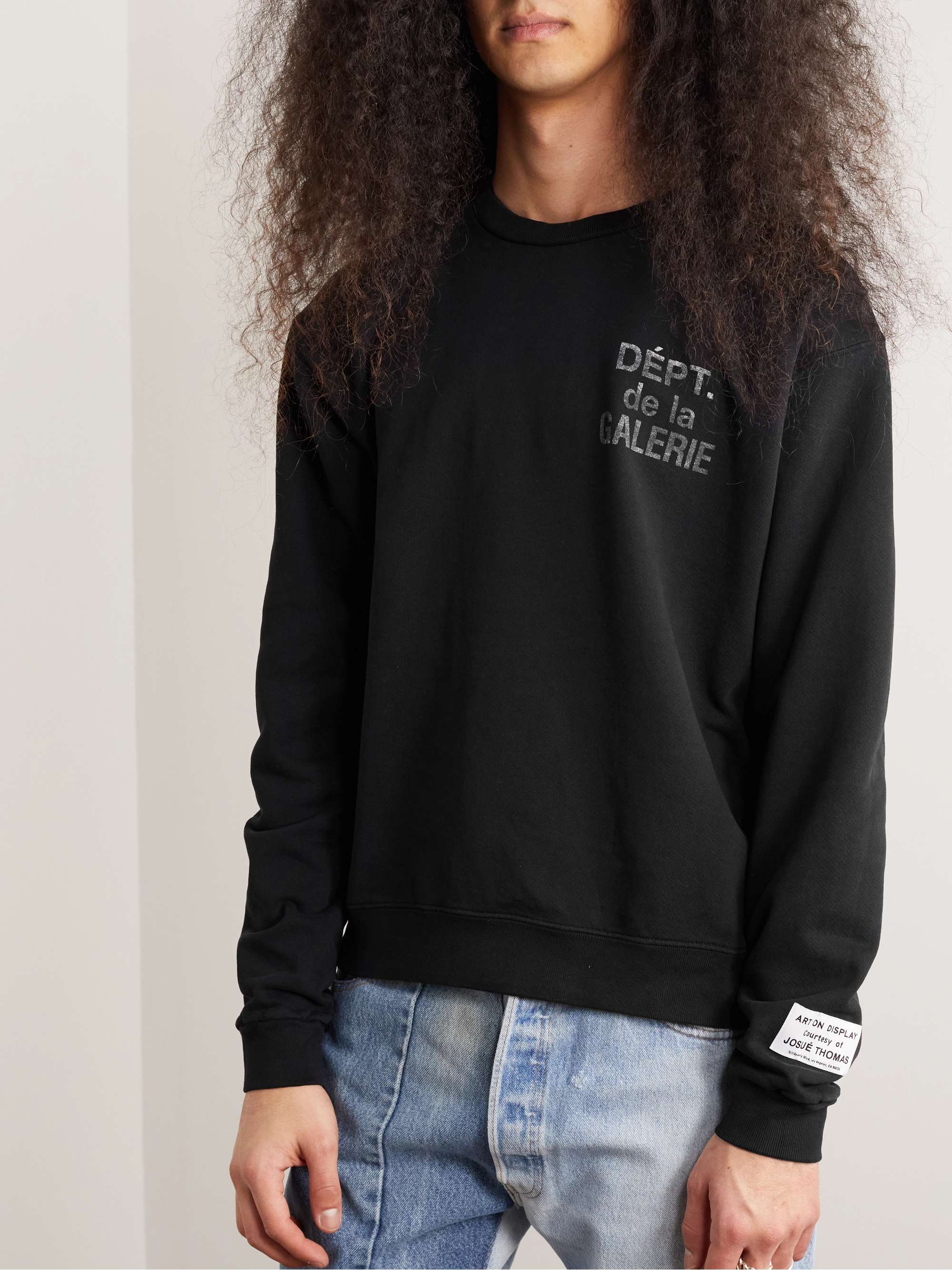 GALLERY DEPT. Art That Kills Reversible Printed Cotton-Jersey Sweater
