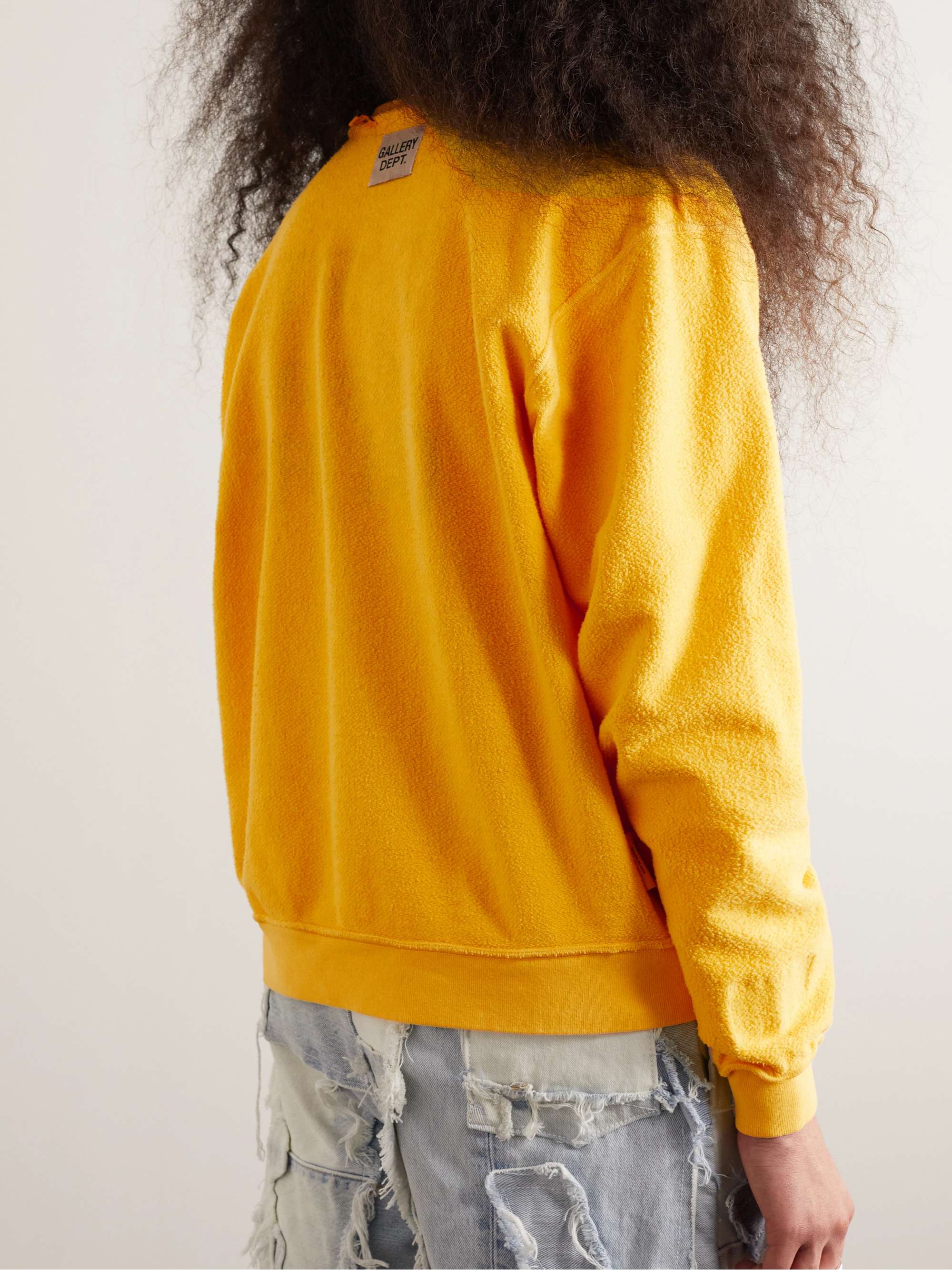 GALLERY DEPT. Reversible Printed Cotton-Jersey Sweater