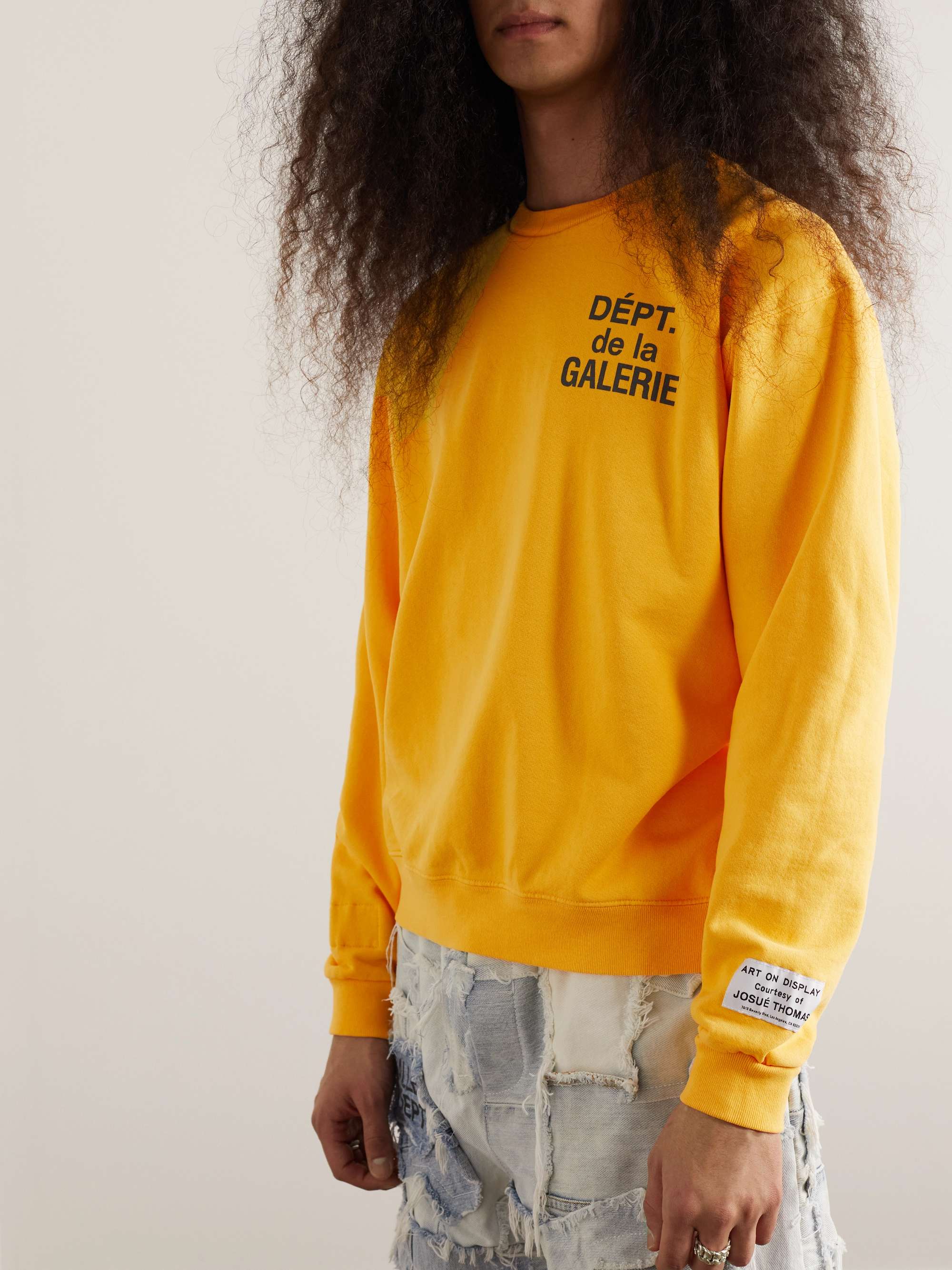 GALLERY DEPT. Reversible Printed Cotton-Jersey Sweater