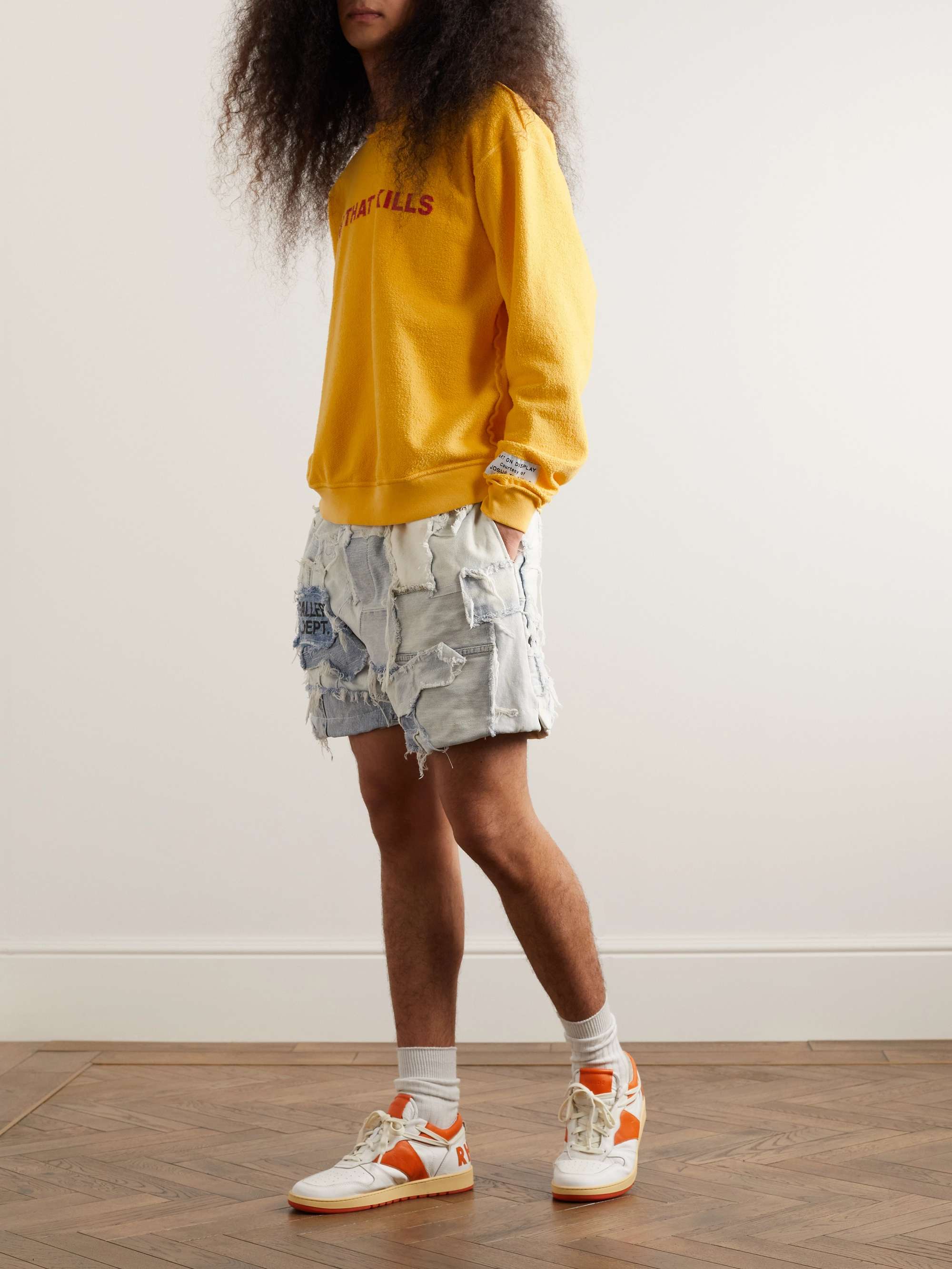 GALLERY DEPT. Reversible Printed Cotton-Jersey Sweater