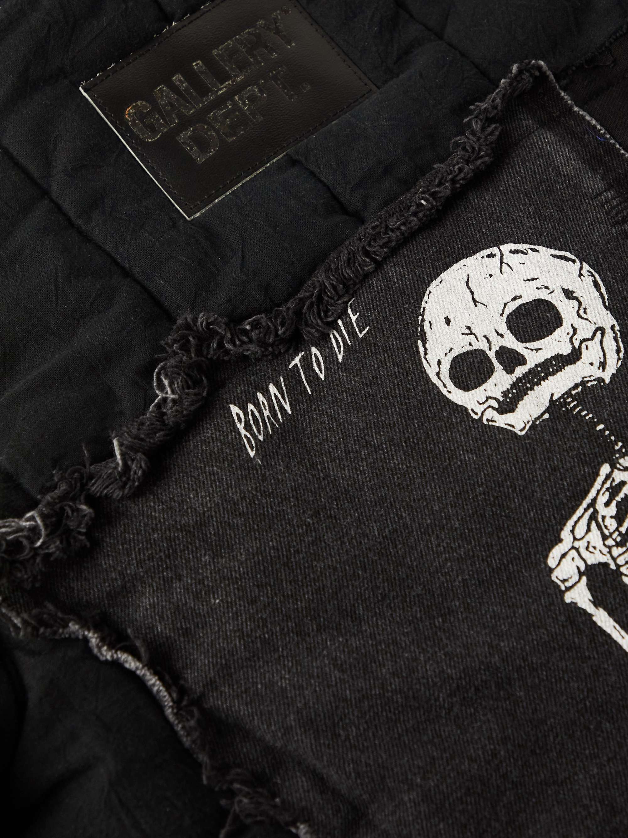 GALLERY DEPT. Riley Horror Appliquéd Quilted Cotton Jacket