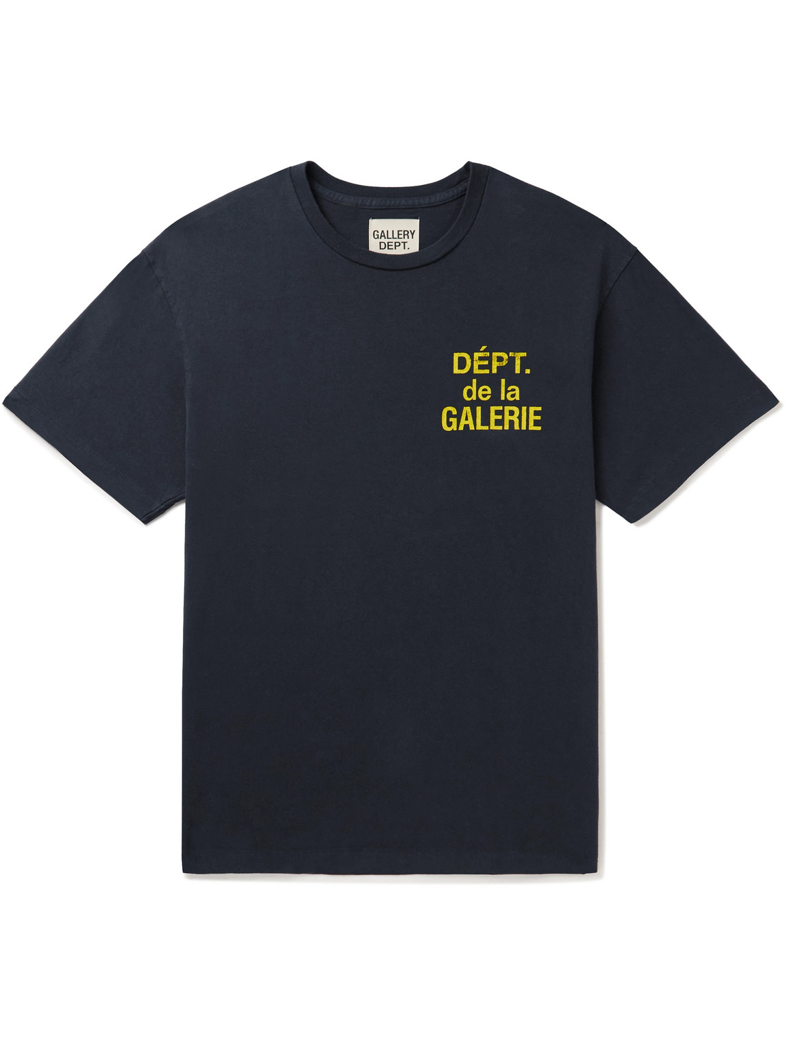 Gallery Dept. Logo-print Cotton-jersey T-shirt In Blue
