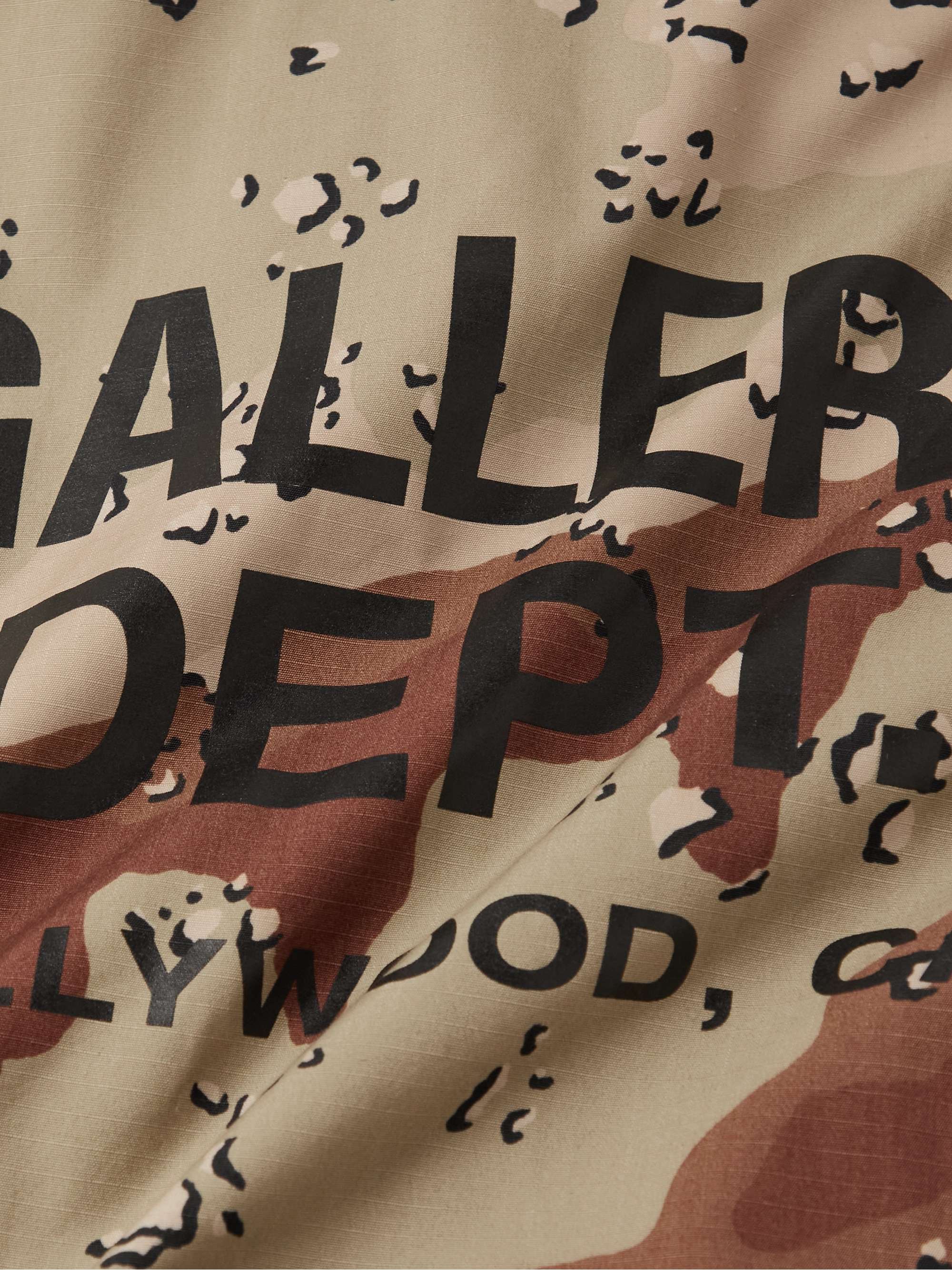 GALLERY DEPT. Montecito Camouflage Logo-Print Cotton-Ripstop Jacket
