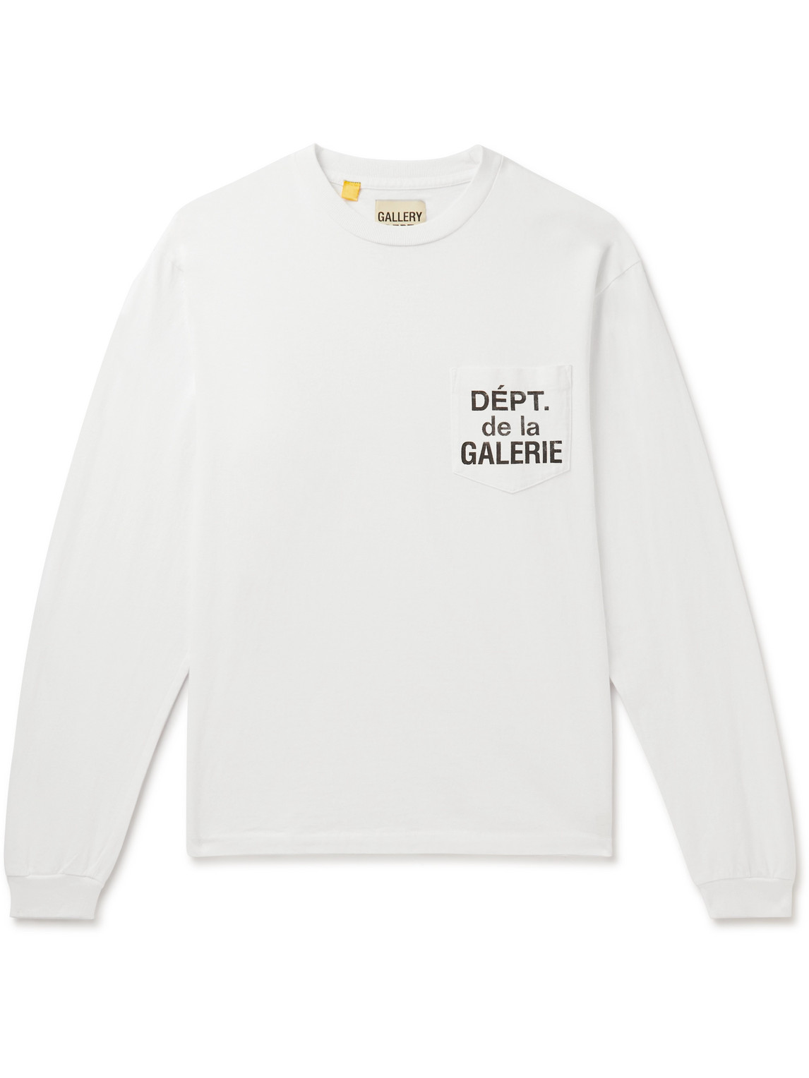 Gallery Dept. Dept De La Galerie Printed Cotton-jersey T-shirt In White